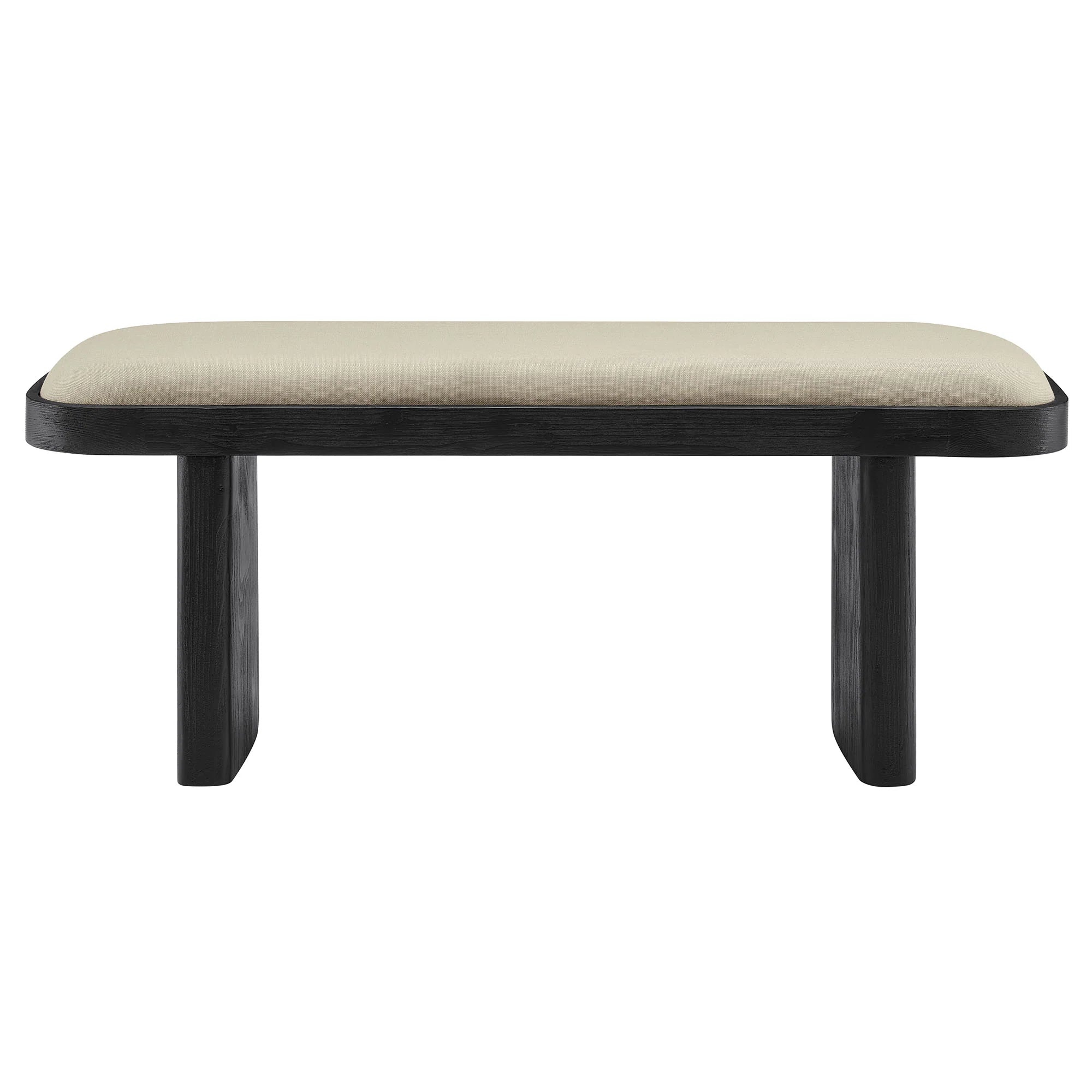Iver Upholstered Wood Accent Bench