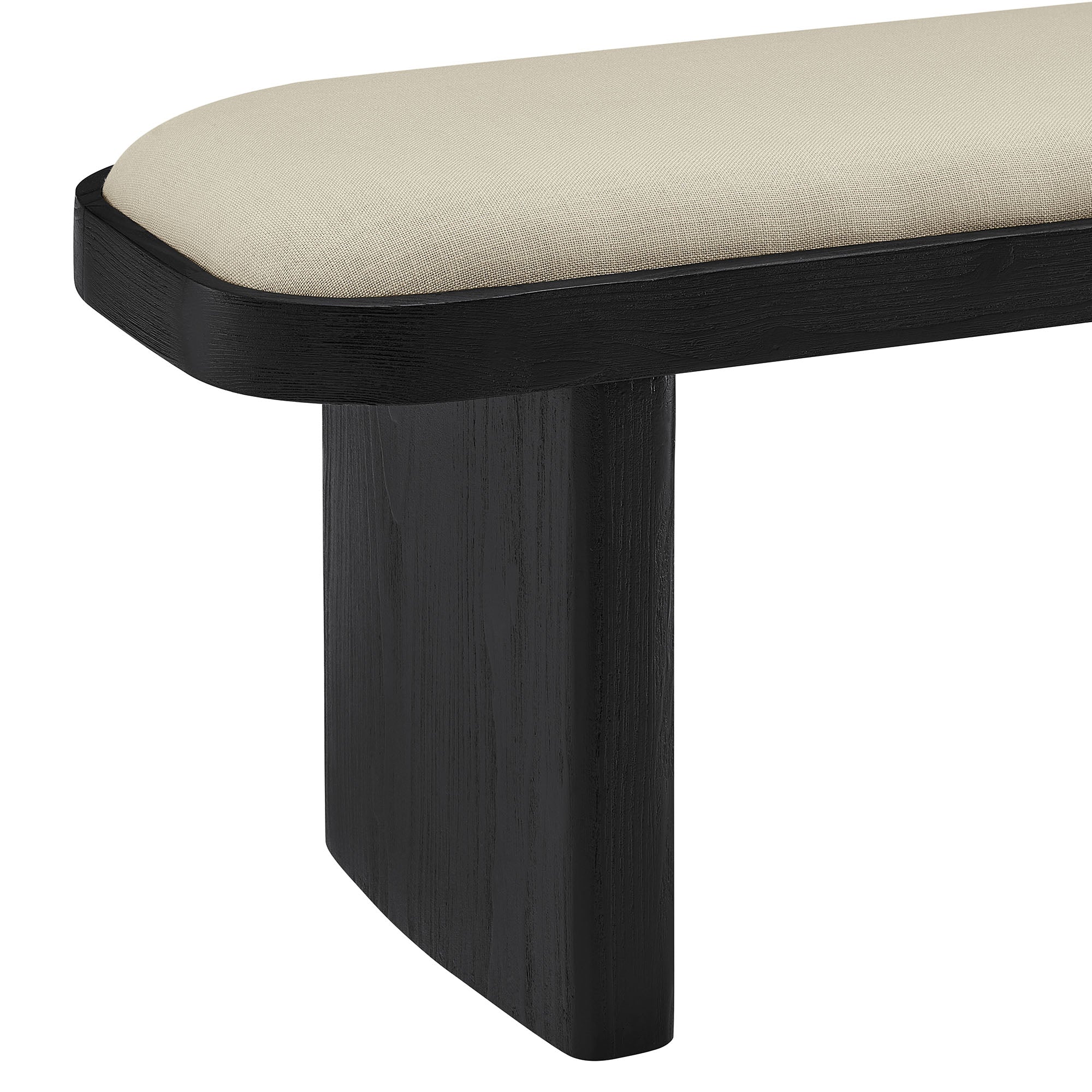 Iver Upholstered Wood Accent Bench