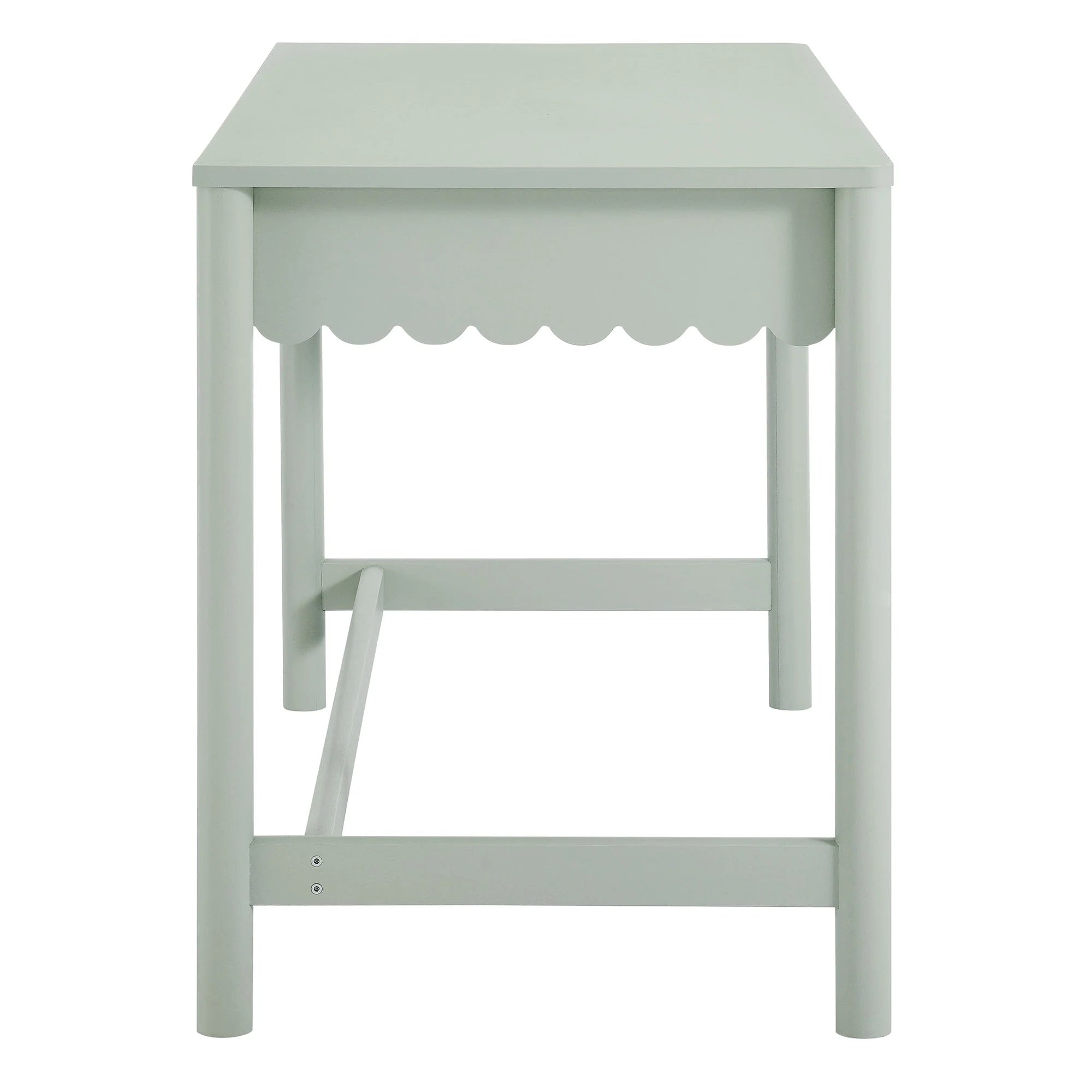 Emmeline 1-Drawer Scallop Writing Desk