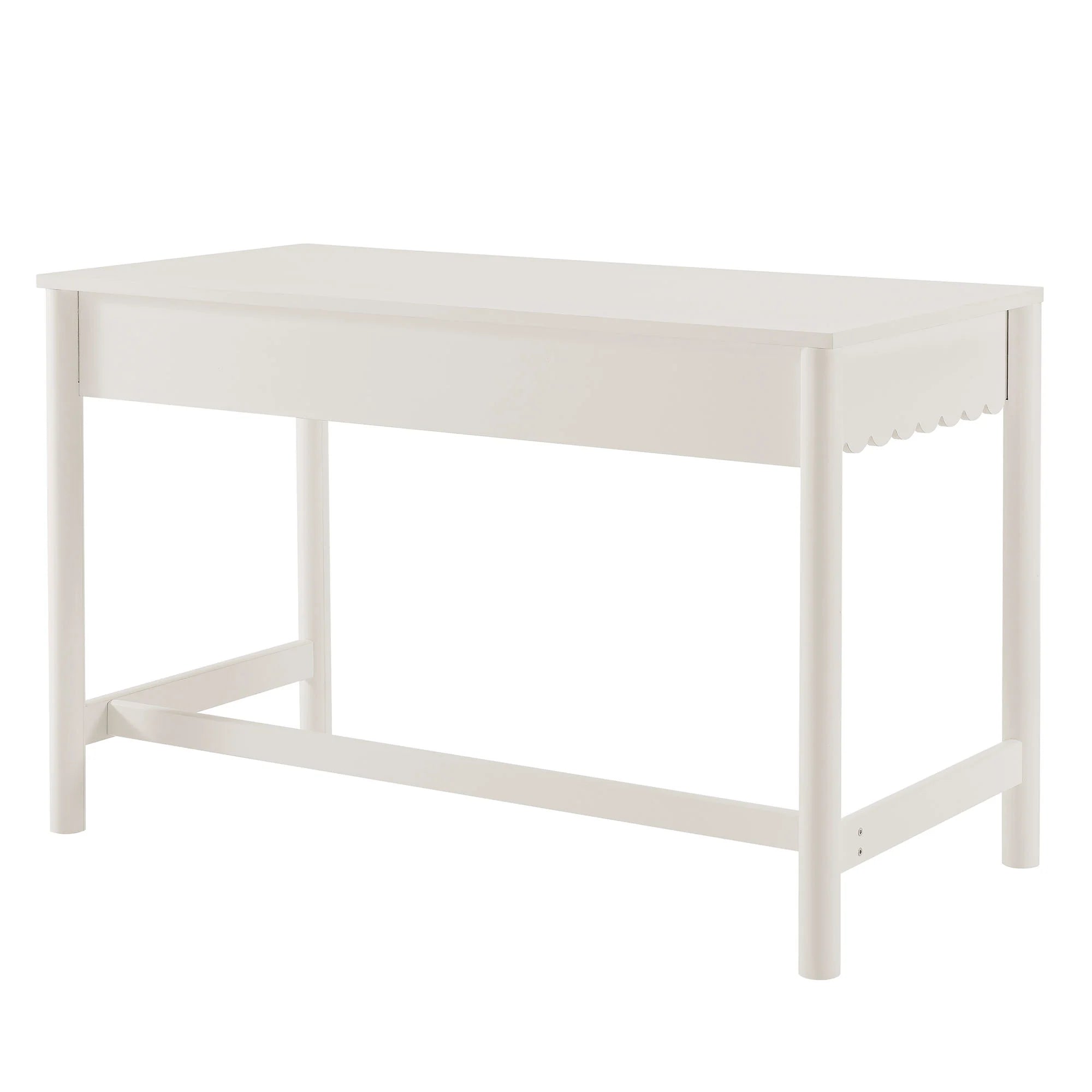 Emmeline 1-Drawer Scallop Writing Desk