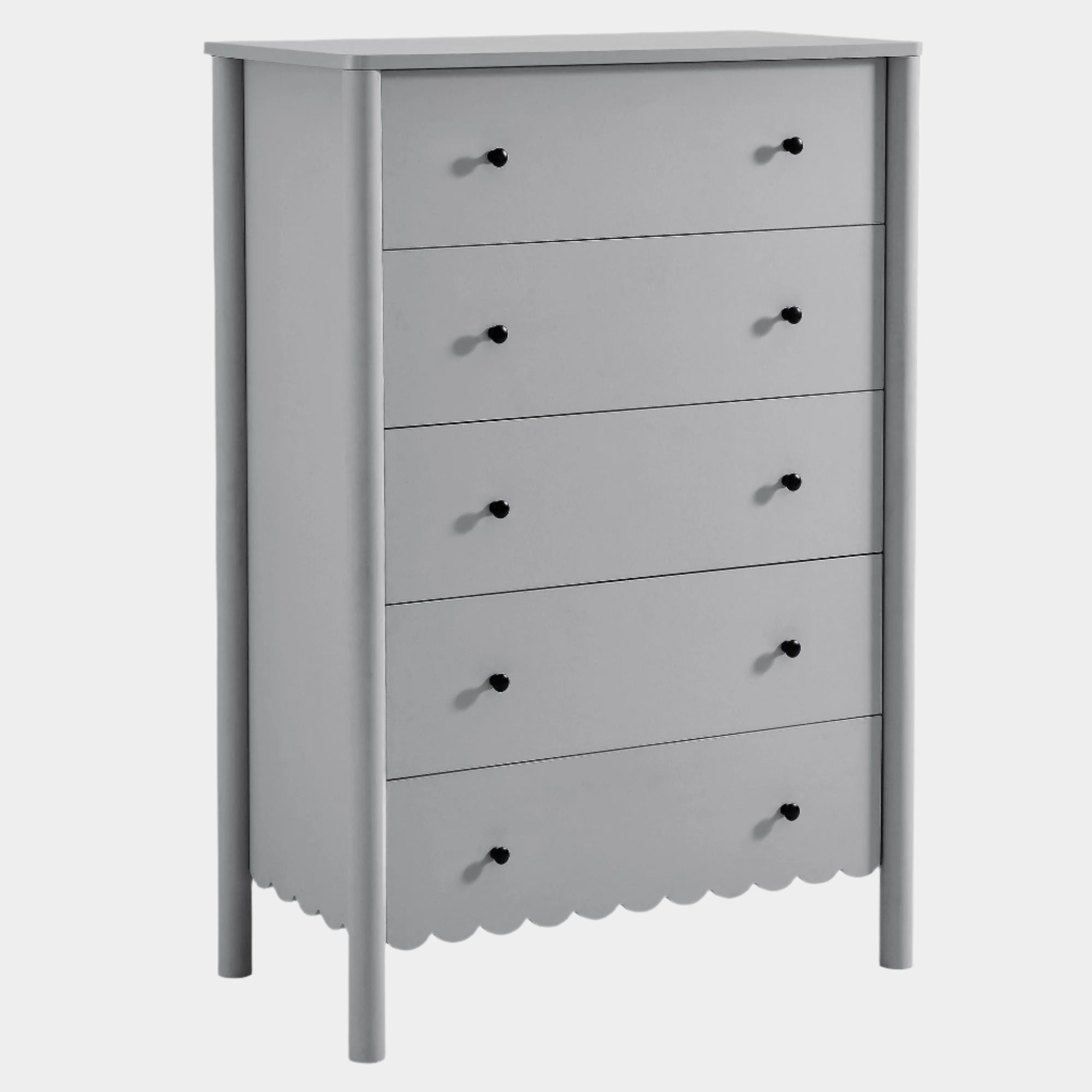 Emmeline Scalloped 5-Drawer Chest