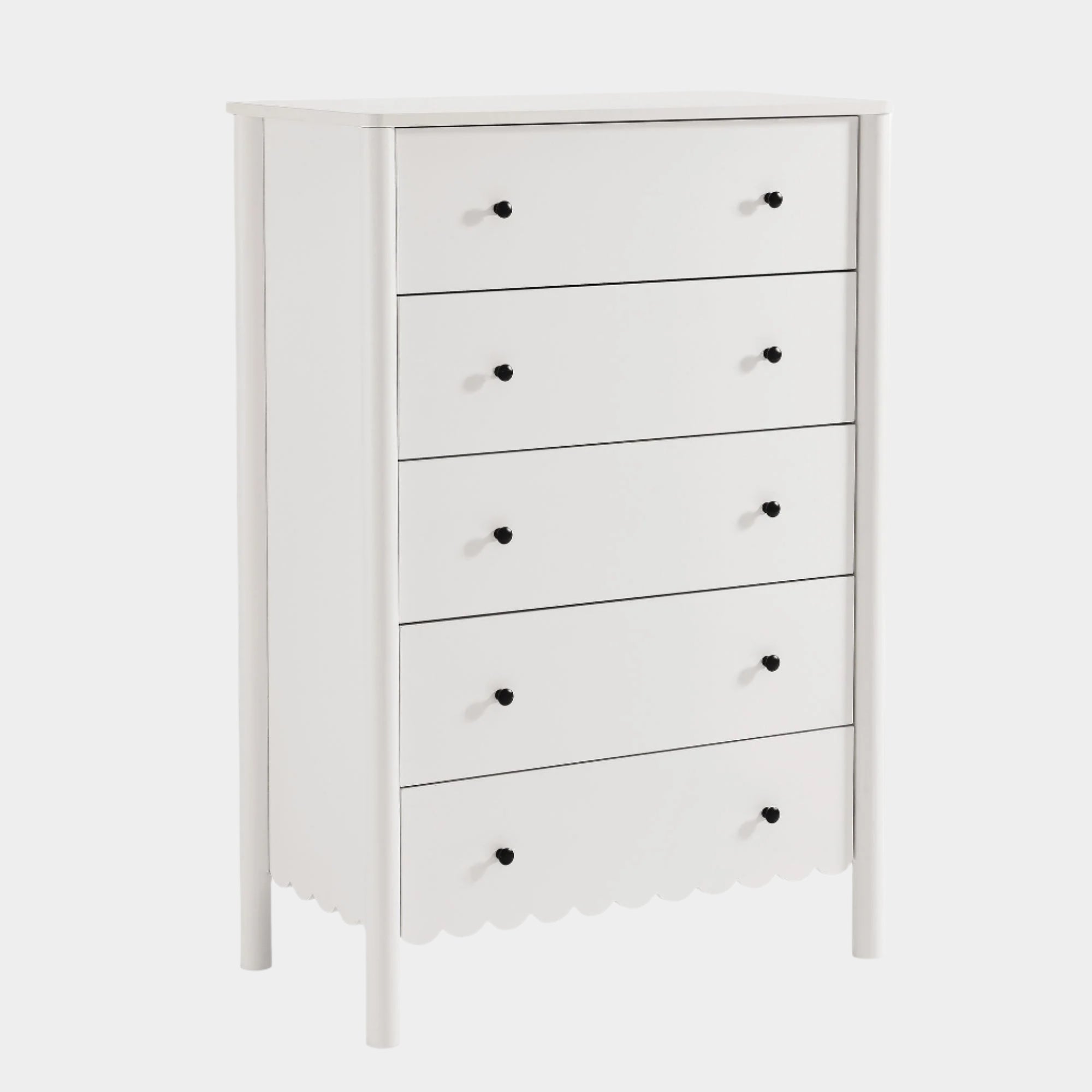 Emmeline Scalloped 5-Drawer Chest