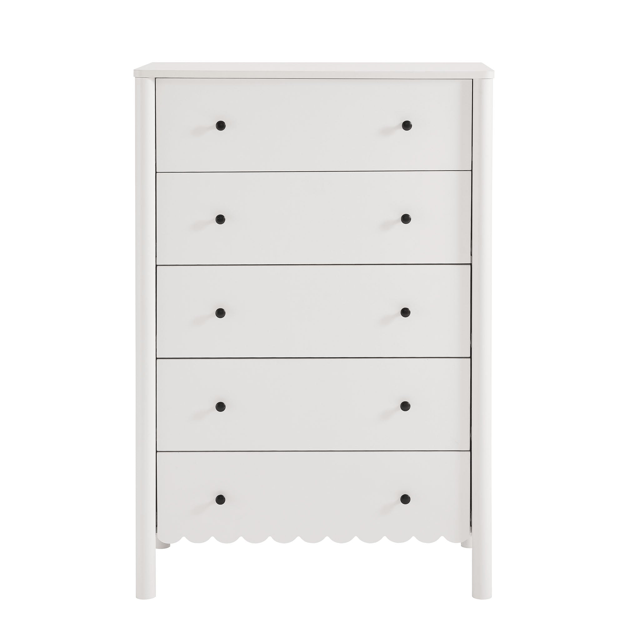 Emmeline Scalloped 5-Drawer Chest