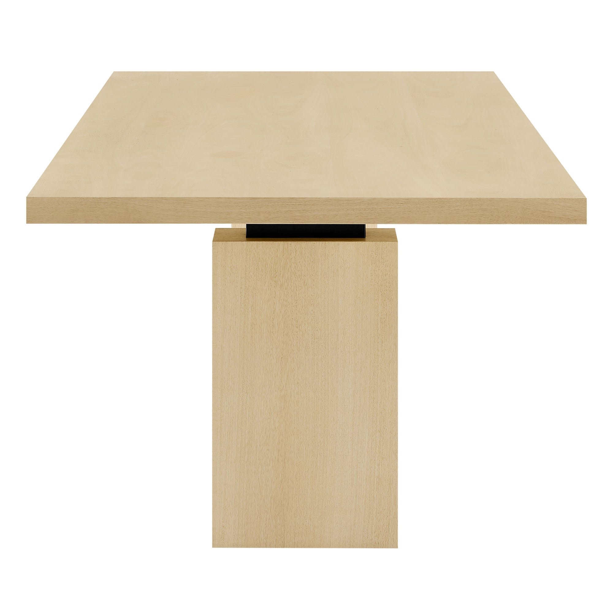 Piston 82" Rectangular Wood Dining Table in Natural