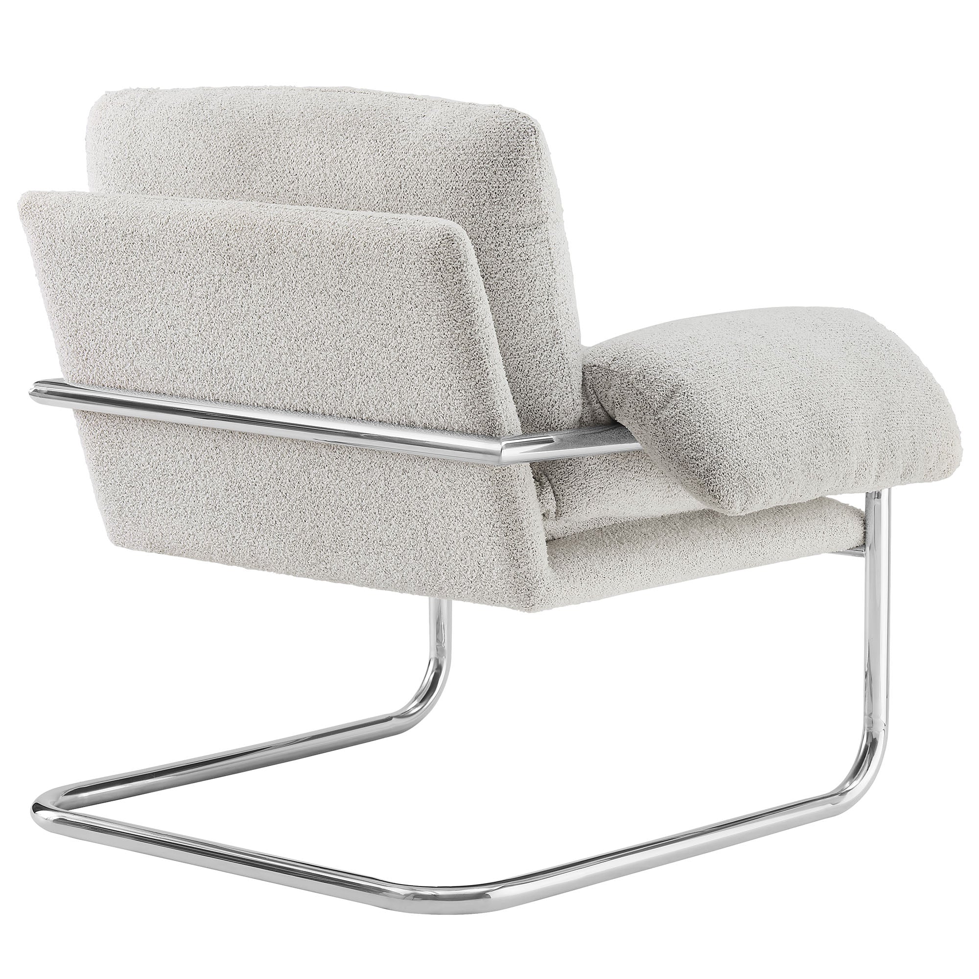 Fauteuil de salon en velours Ponder Performance