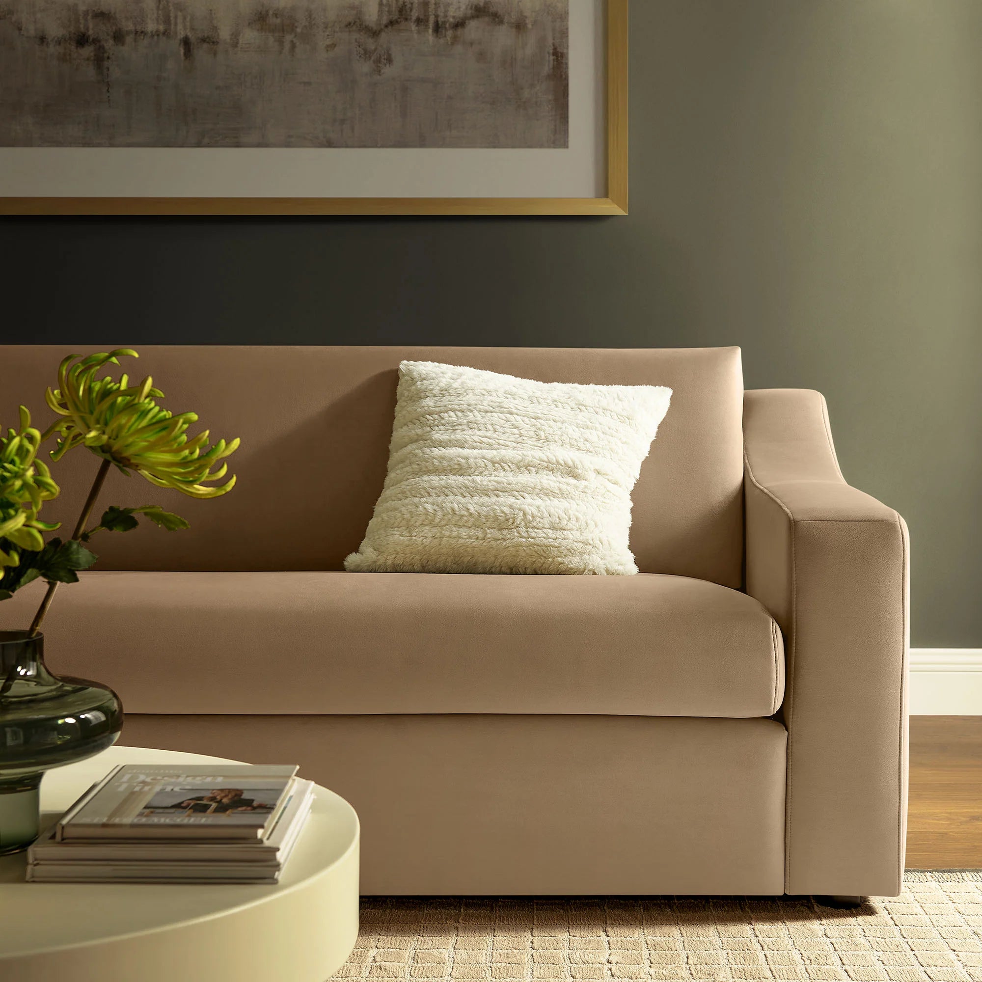 Liora Performance Velvet Sofa