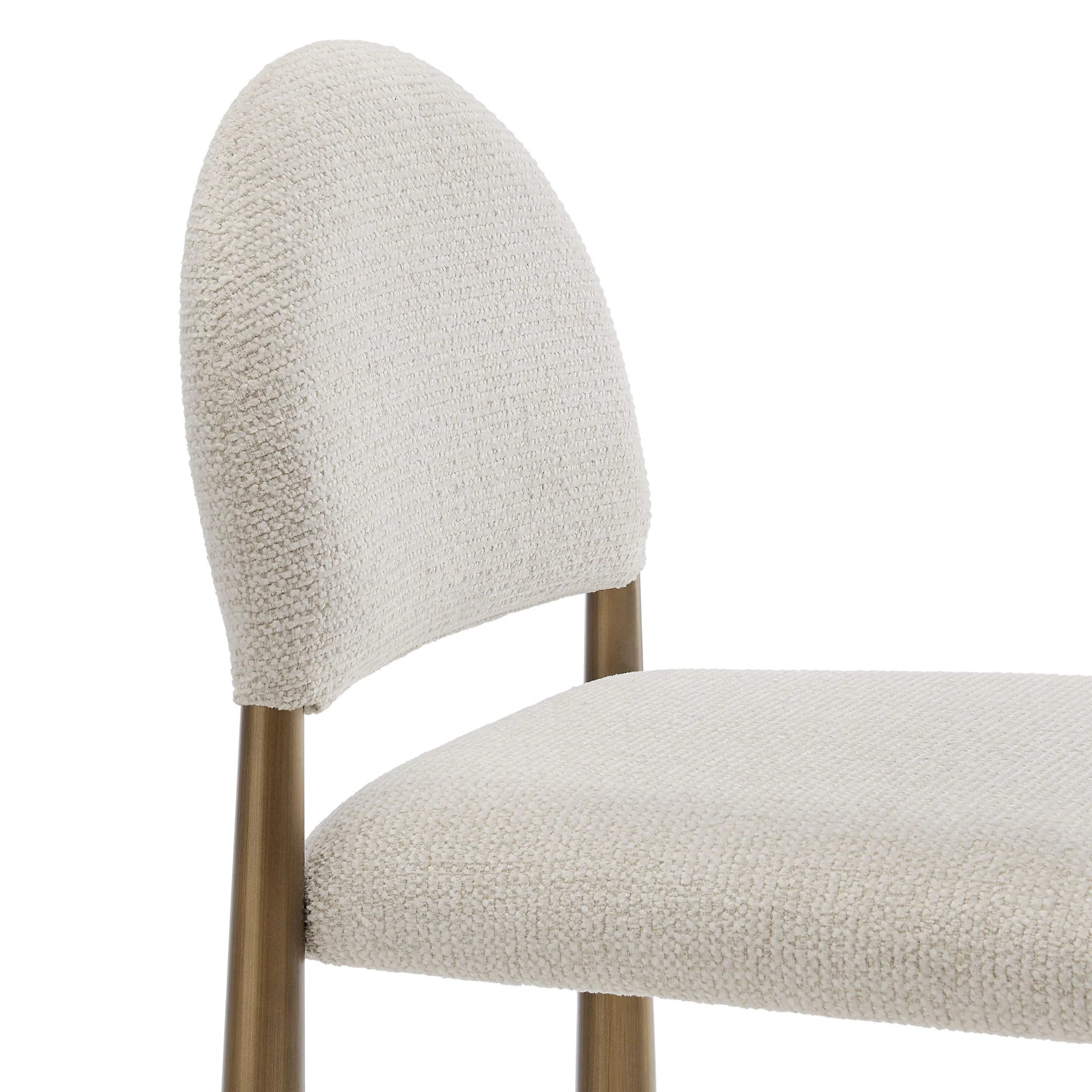 Hayley Upholstered Fabric Counter Stool