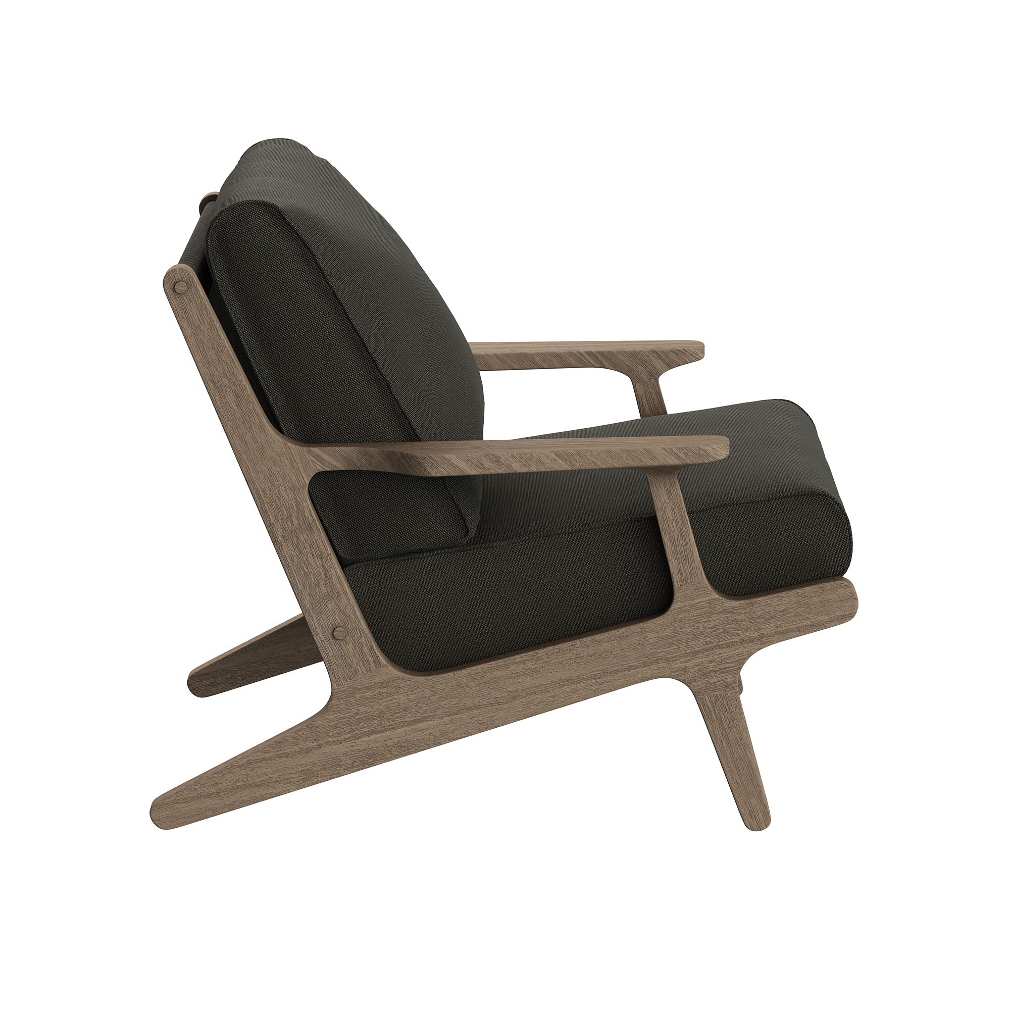 Saratoga 3-Piece Outdoor Teak Wood Furniture Set with Lounge Chairs and Side Table