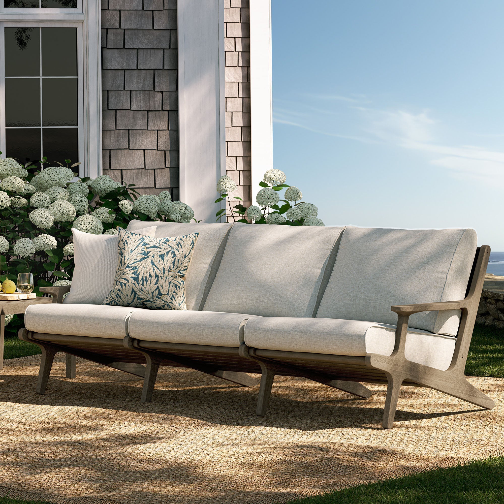 Saratoga Outdoor Teak Sofa