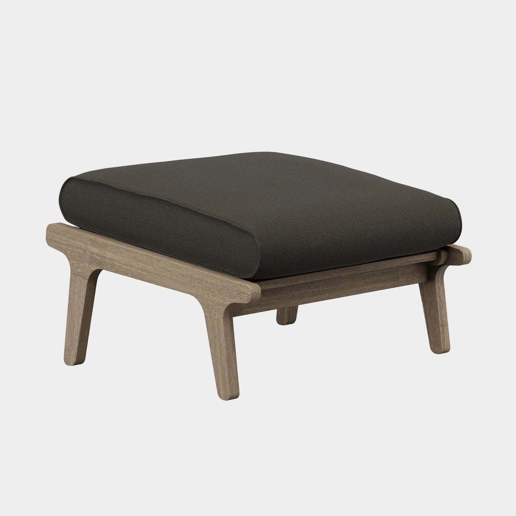 Saratoga Outdoor Teak Ottoman