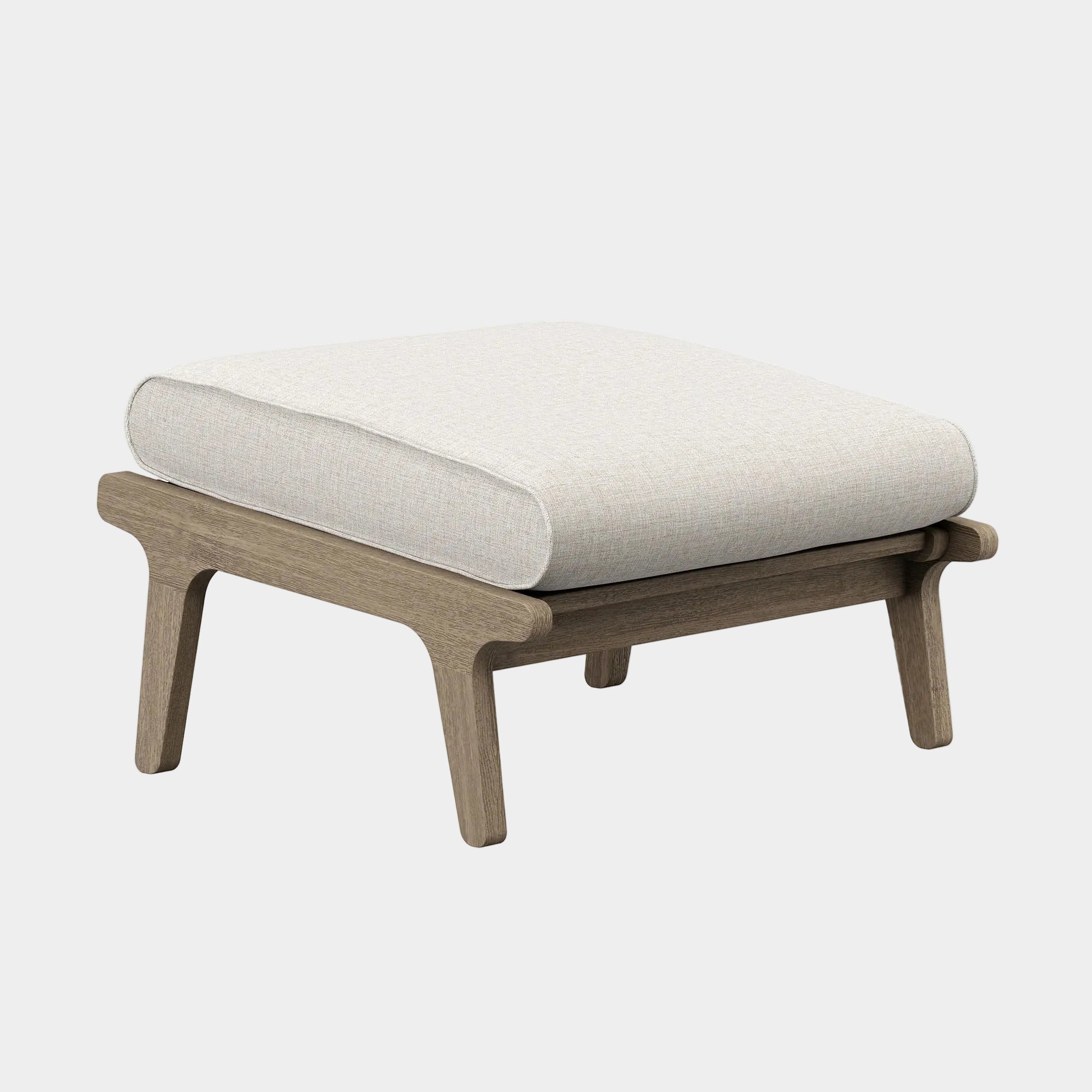 Saratoga Outdoor Teak Ottoman