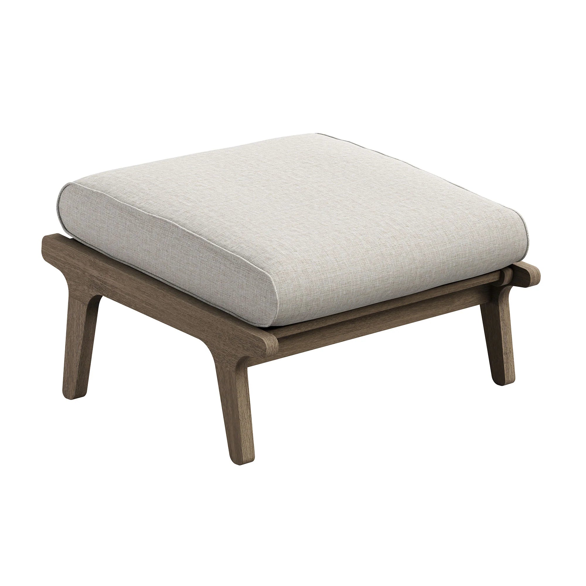 Saratoga Outdoor Teak Ottoman