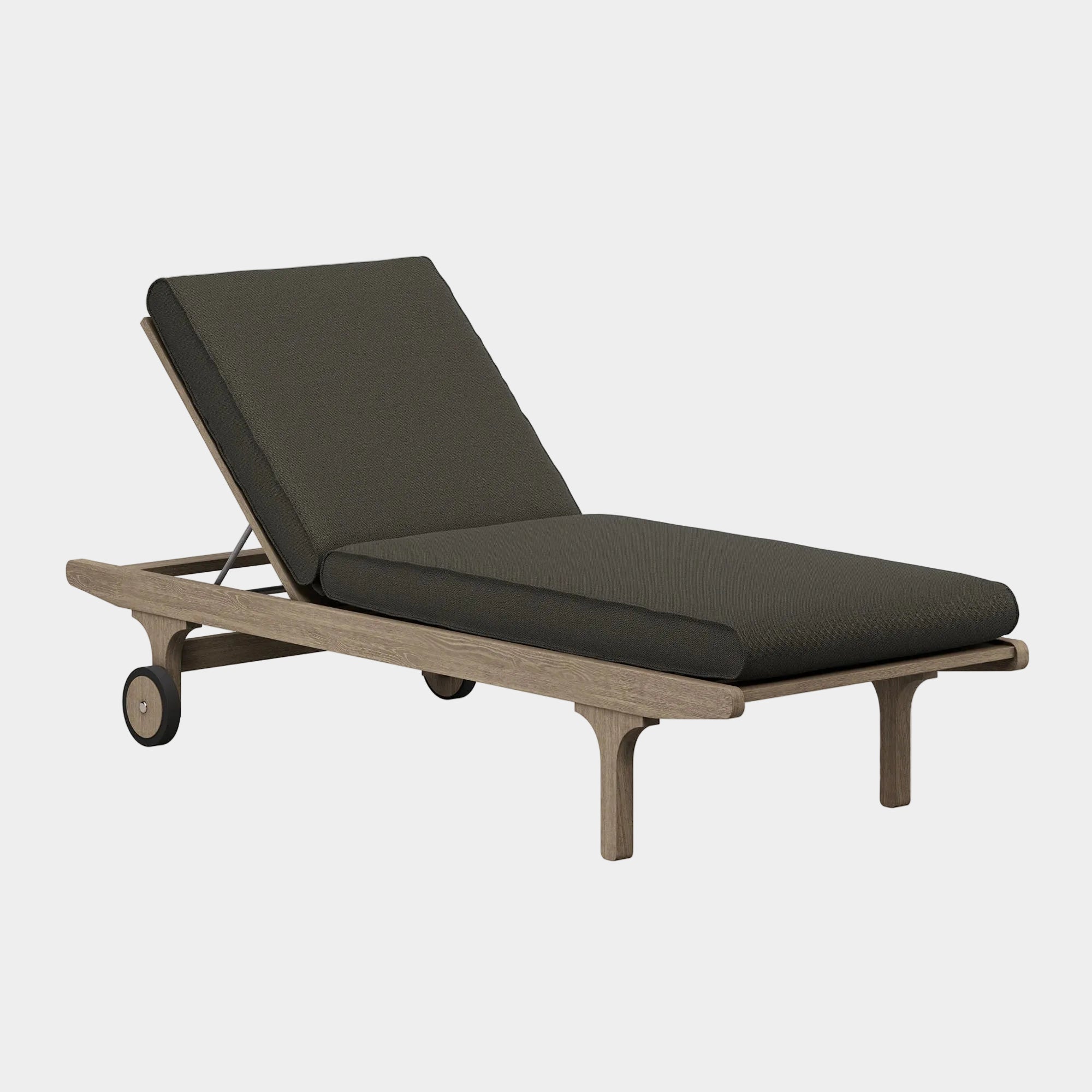 Saratoga Outdoor Teak Chaise Lounge Chair