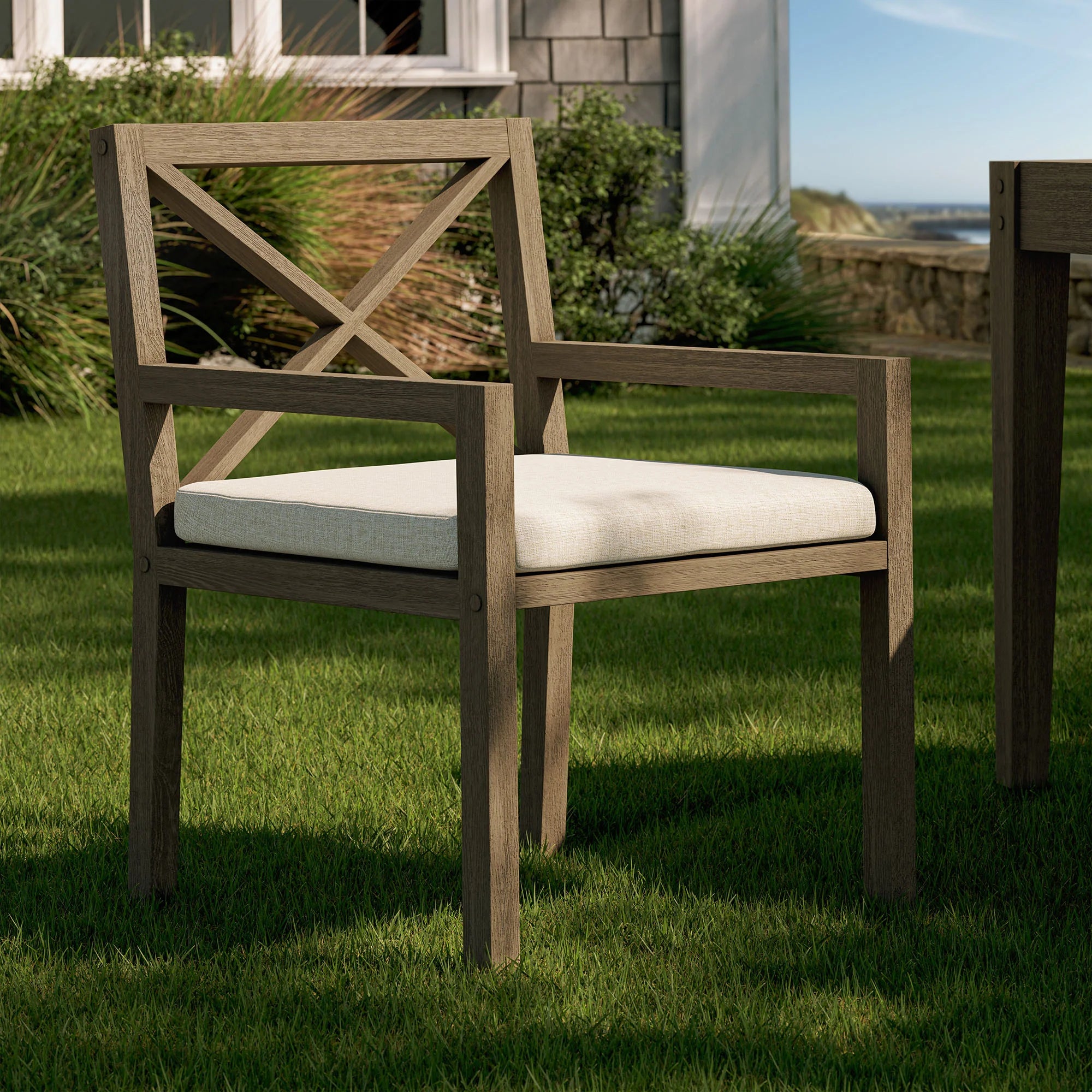Northlake Outdoor Teak Dining Armchair