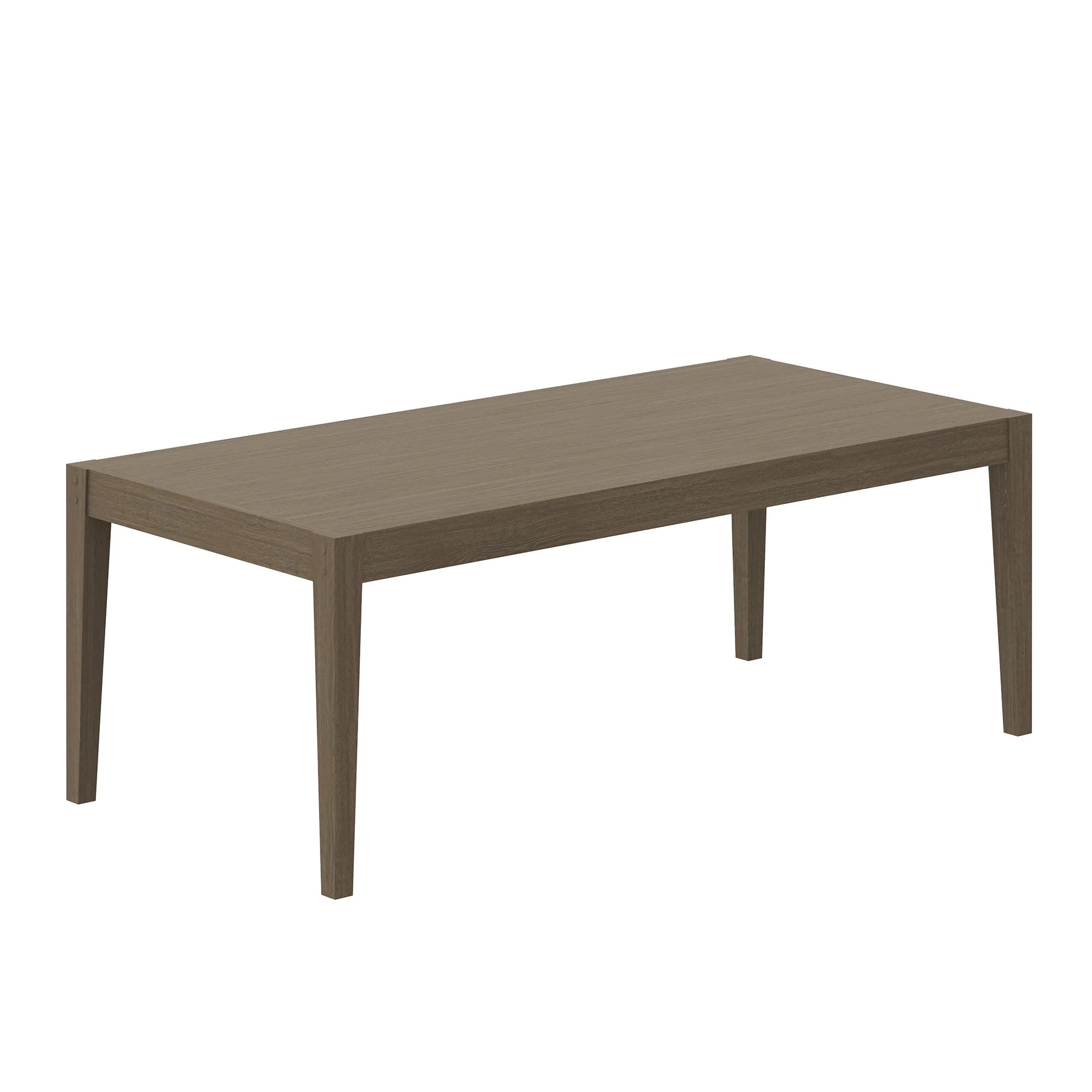 Northlake 7-Piece Outdoor Patio Teak Wood Dining Set in Weathered Gray