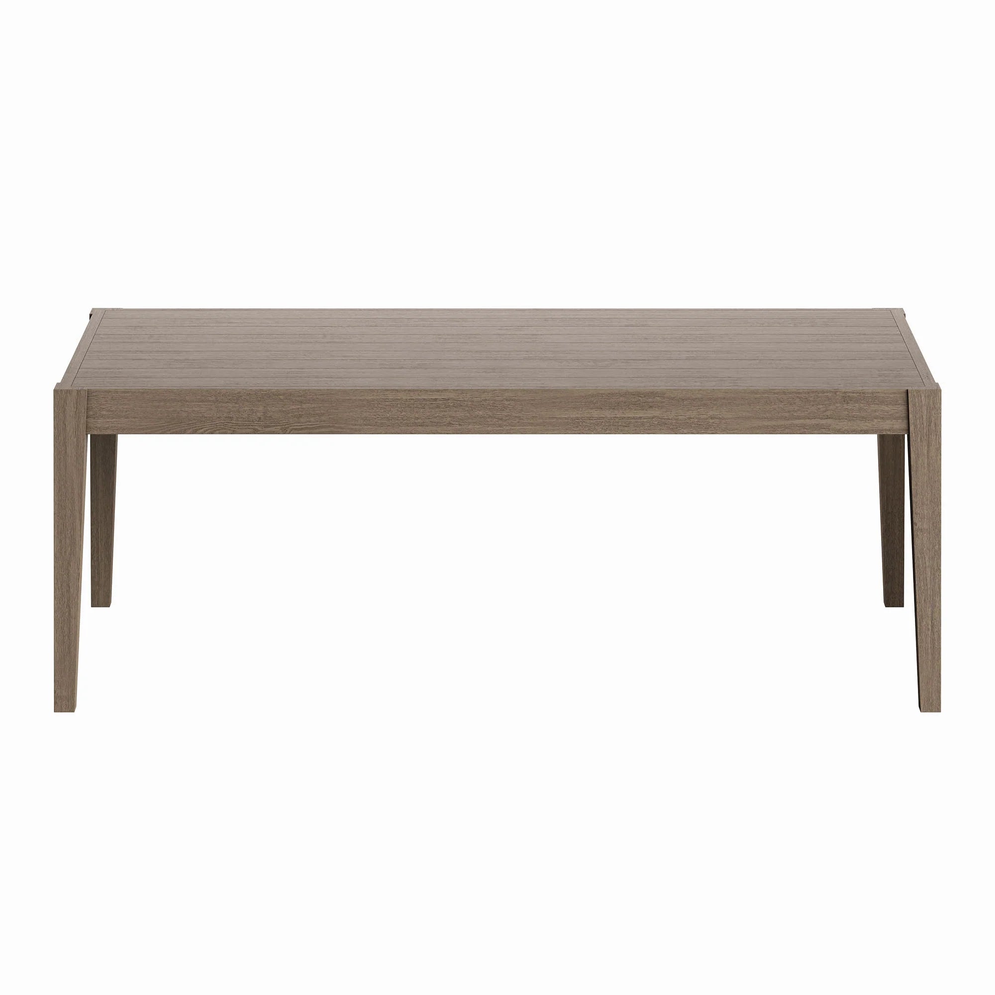 Northlake 7-Piece Outdoor Patio Teak Wood Dining Set in Weathered Gray