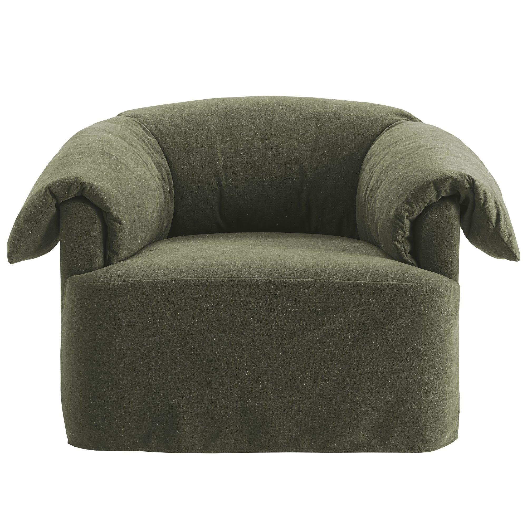 Lark Slipcovered Fabric Oversized Armchair