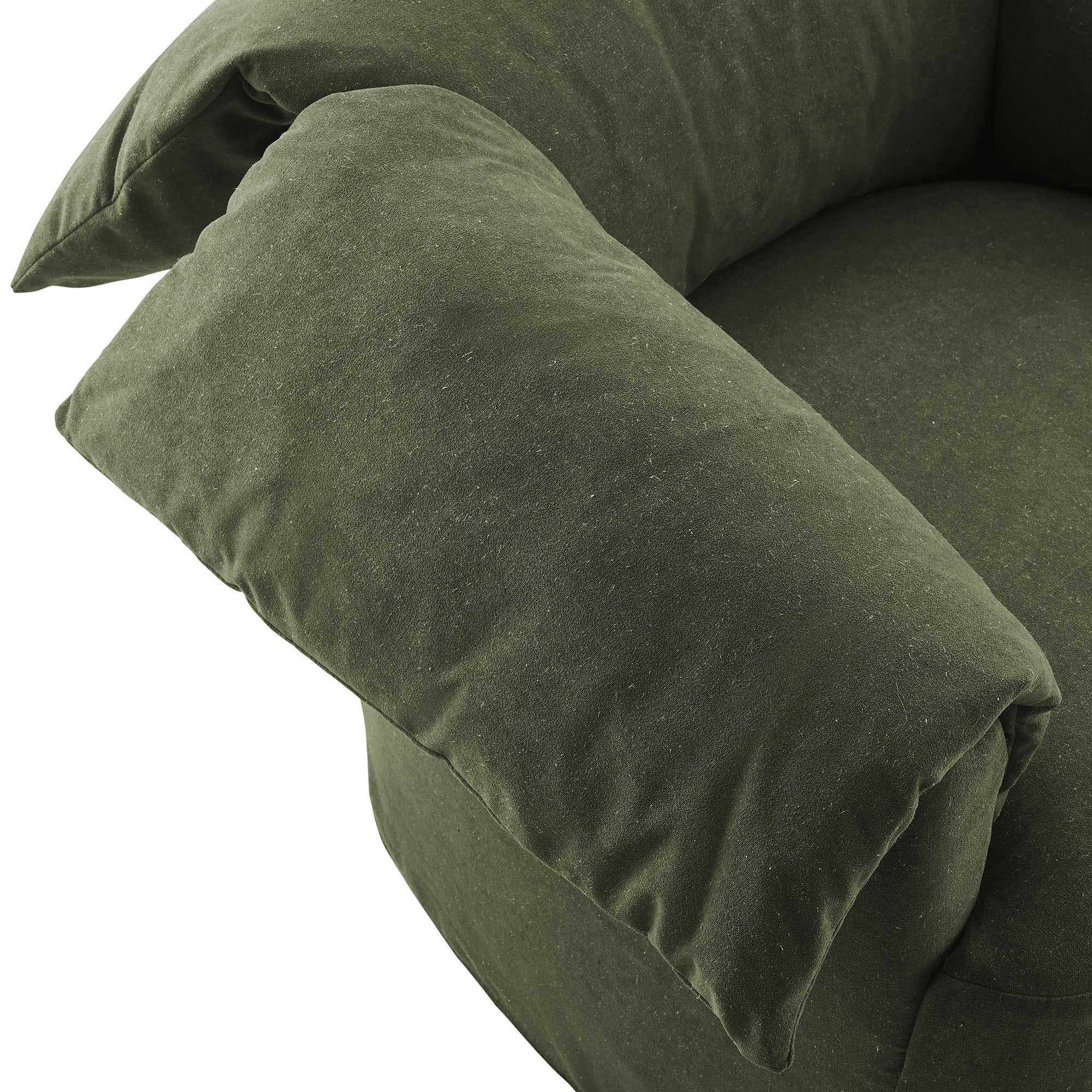 Lark Slipcovered Fabric Oversized Armchair