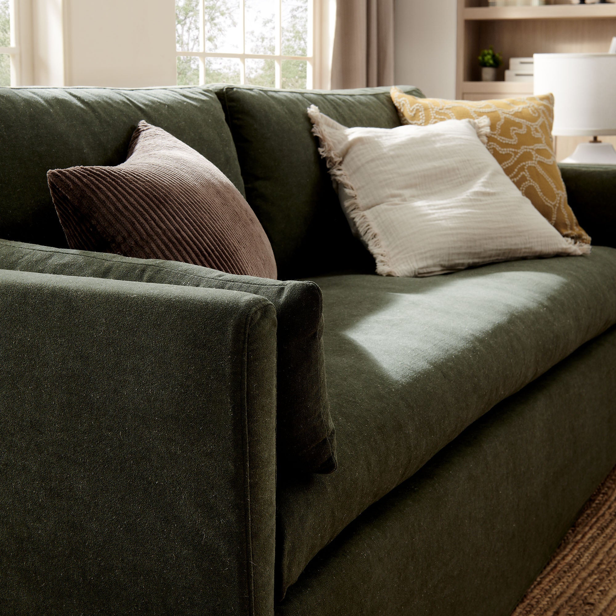 Wellfleet 85" Slipcovered Fabric Sofa