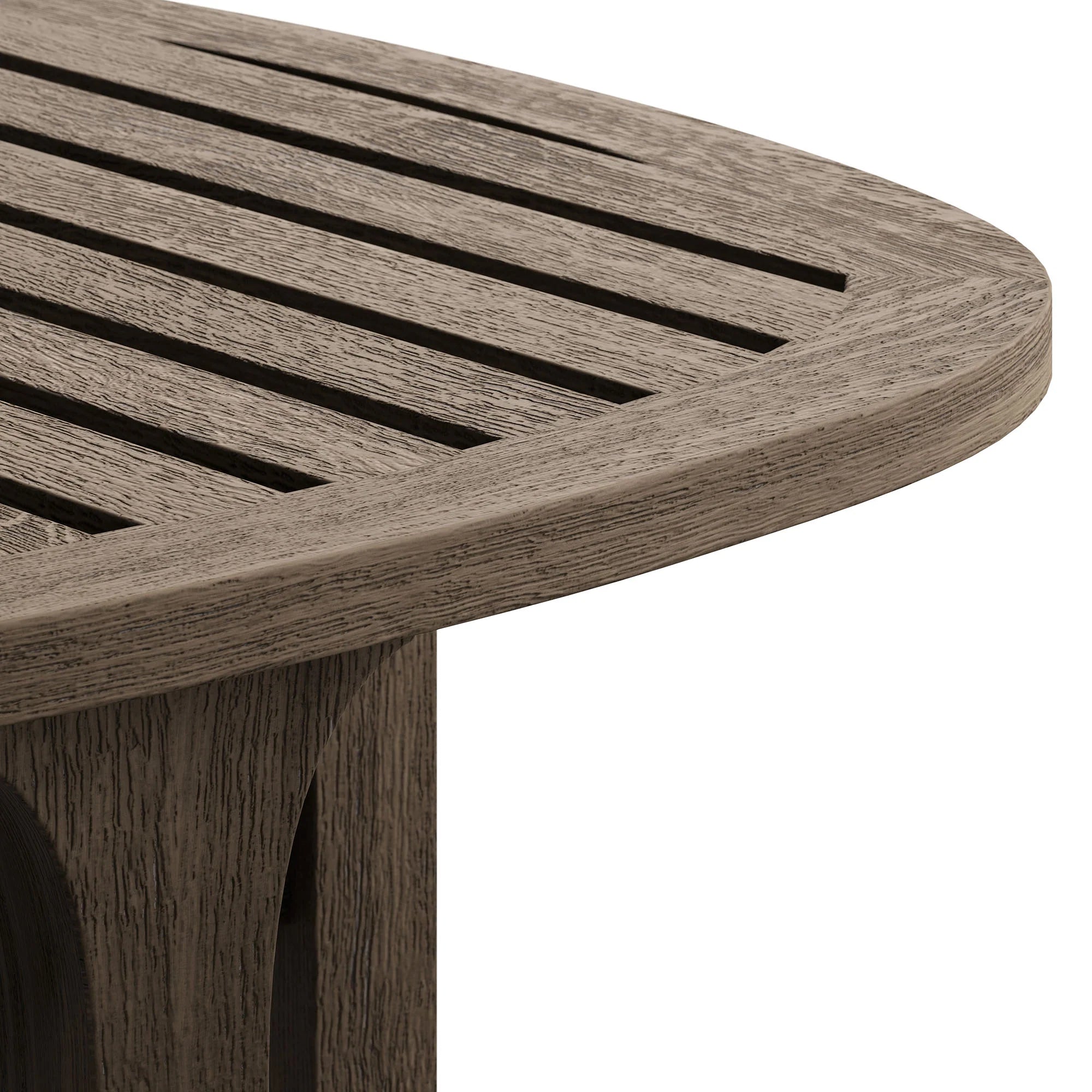 Saratoga 3-Piece Outdoor Teak Wood Furniture Set with Lounge Chairs and Side Table