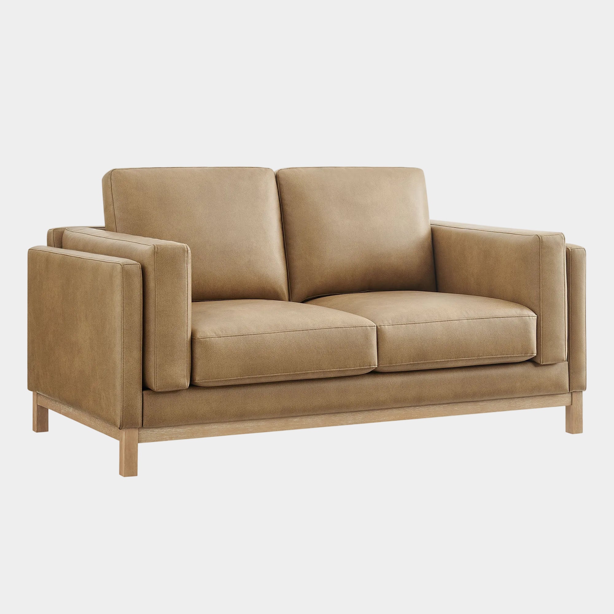 Roscoe 63 inch Vegan Leather Loveseat