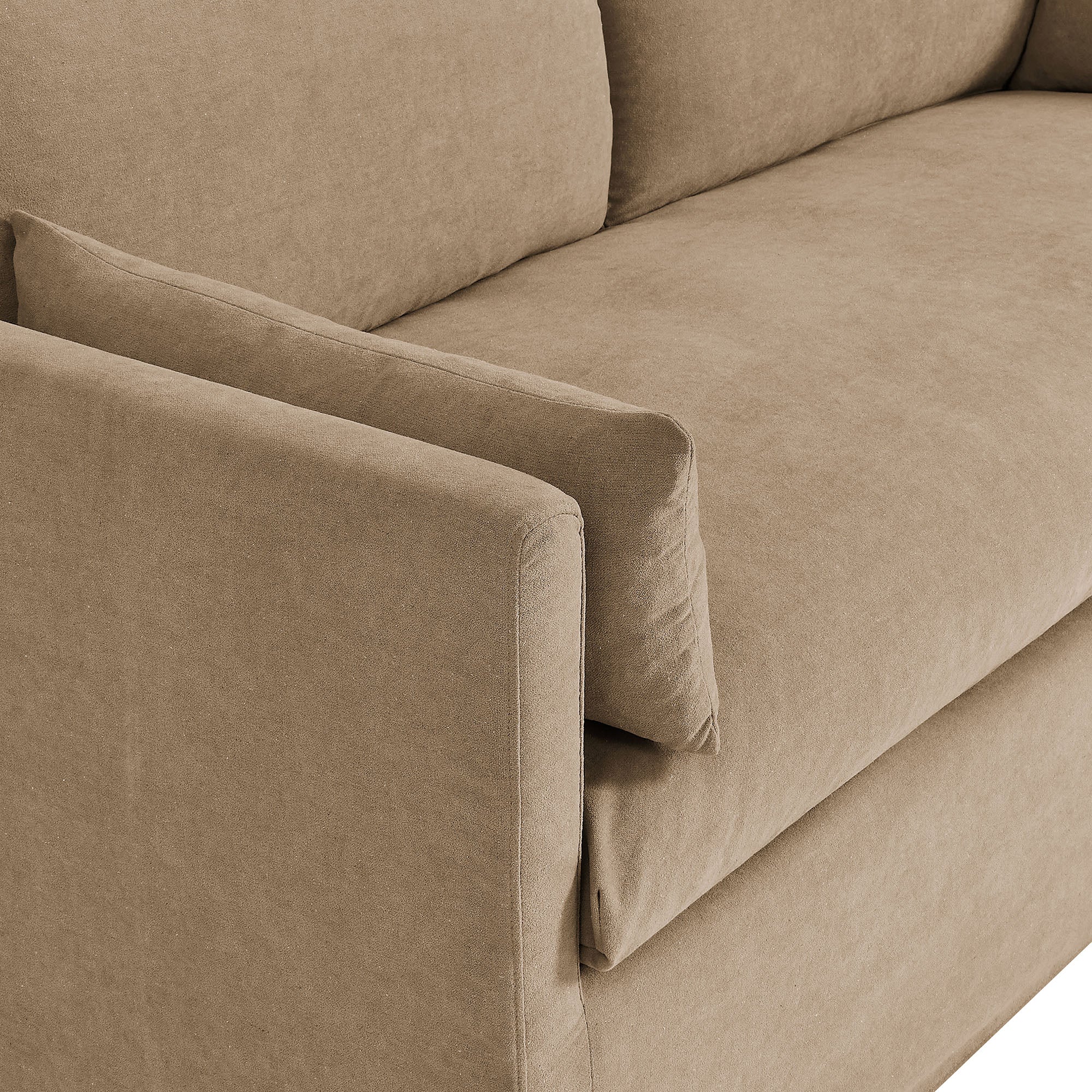 Wellfleet Slipcovered Linen-Blend Loveseat