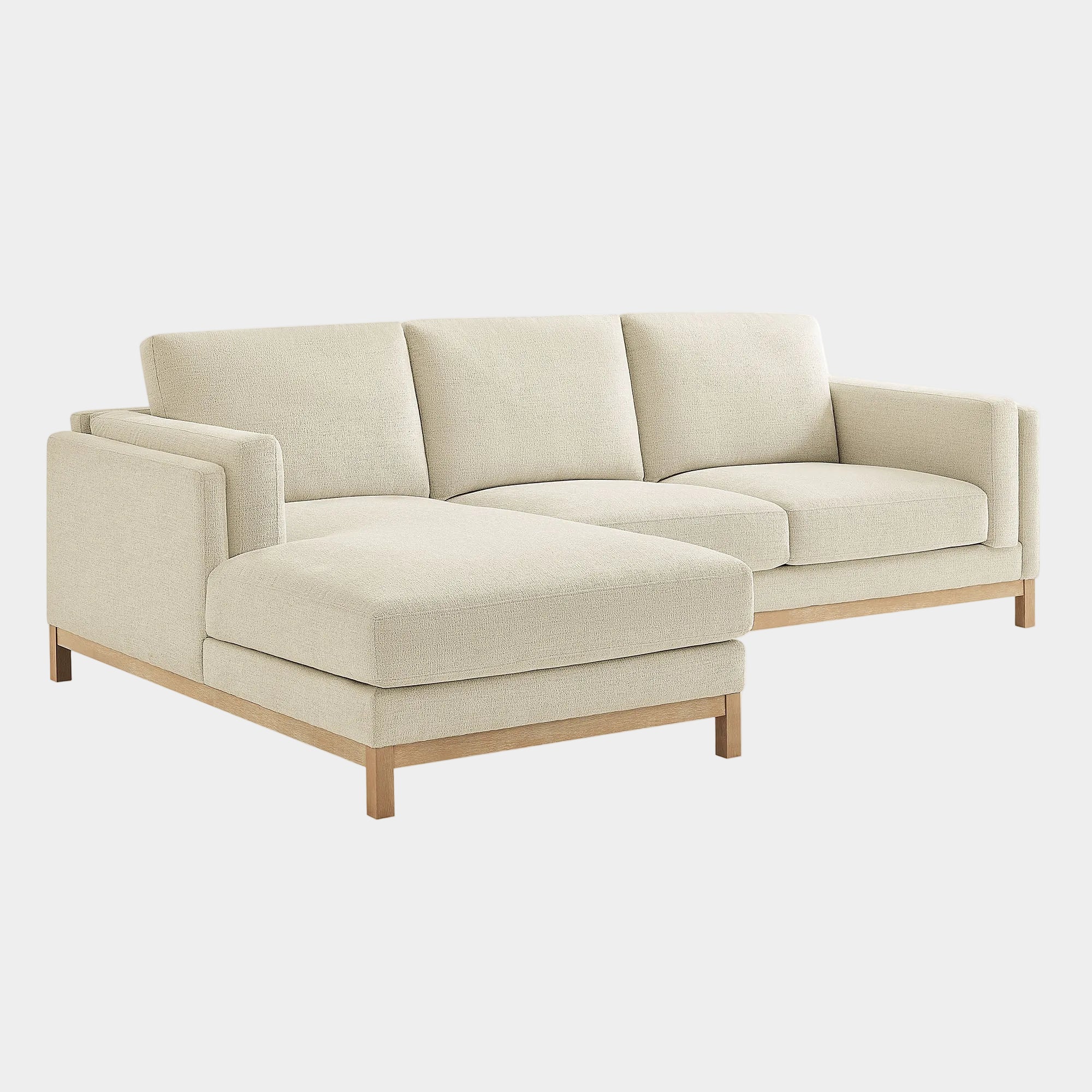 Roscoe Left-Facing Fabric Sectional Sofa