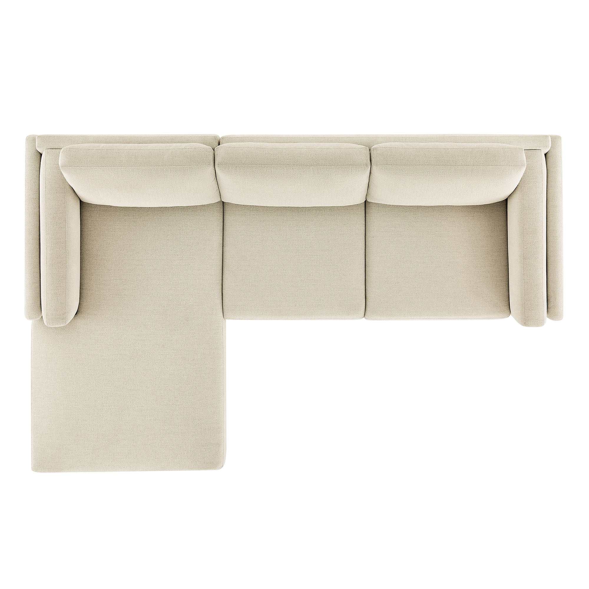 Roscoe Left-Facing Fabric Sectional Sofa