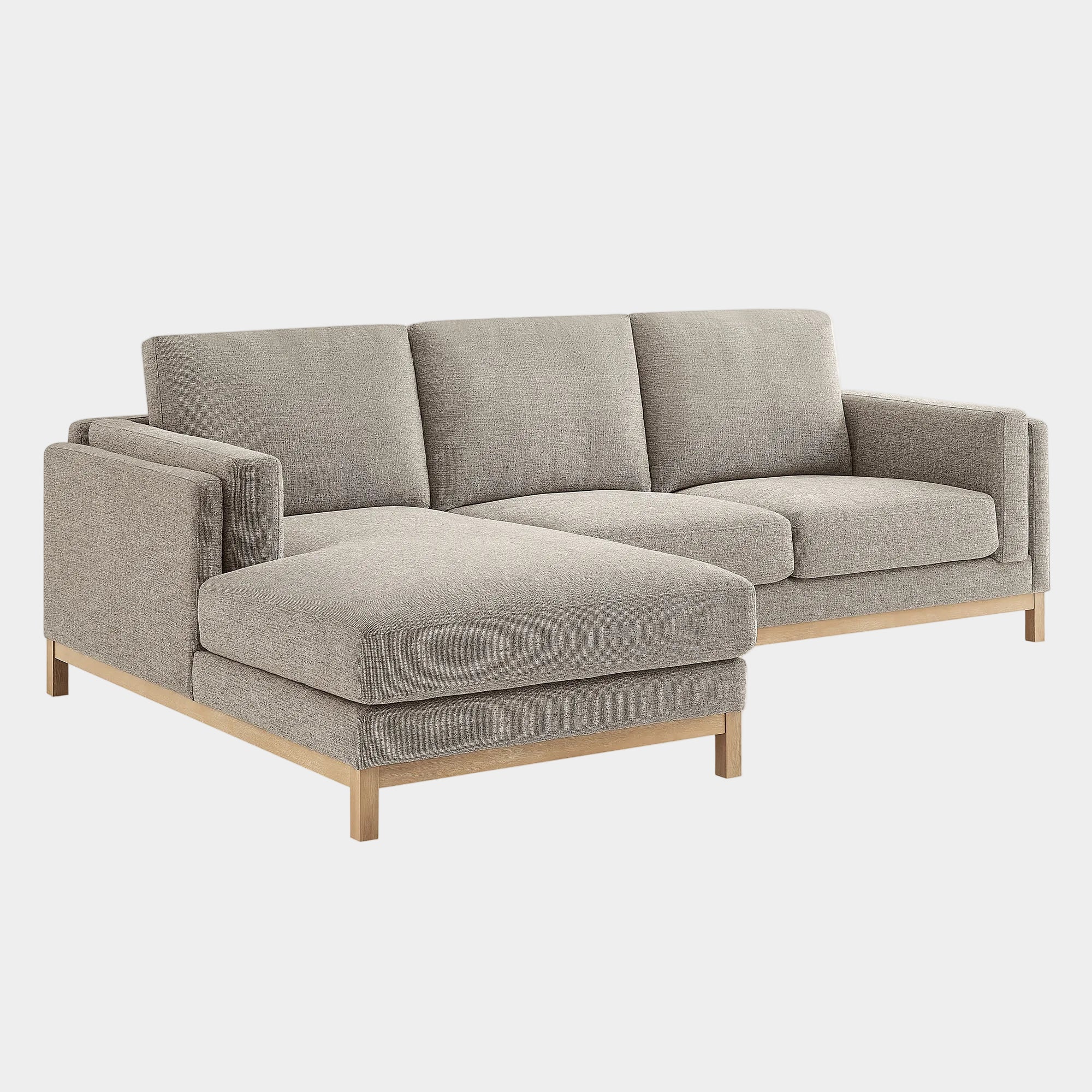 Roscoe Left-Facing Fabric Sectional Sofa