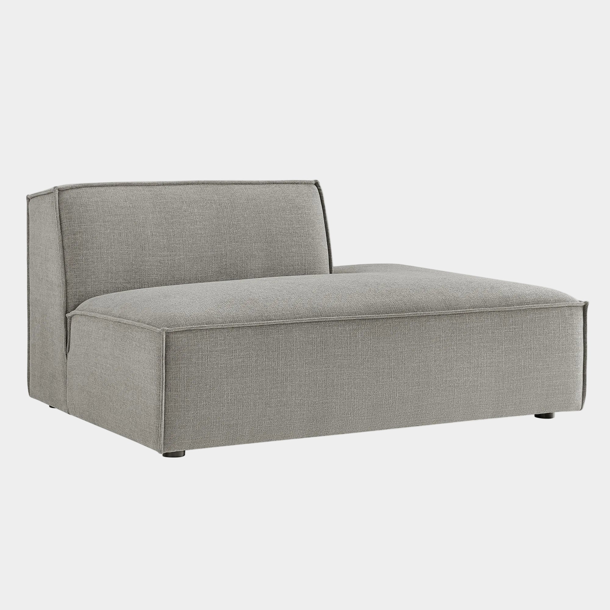 Restore Performance Fabric Upholstered Right-Facing Armless Modular Chaise