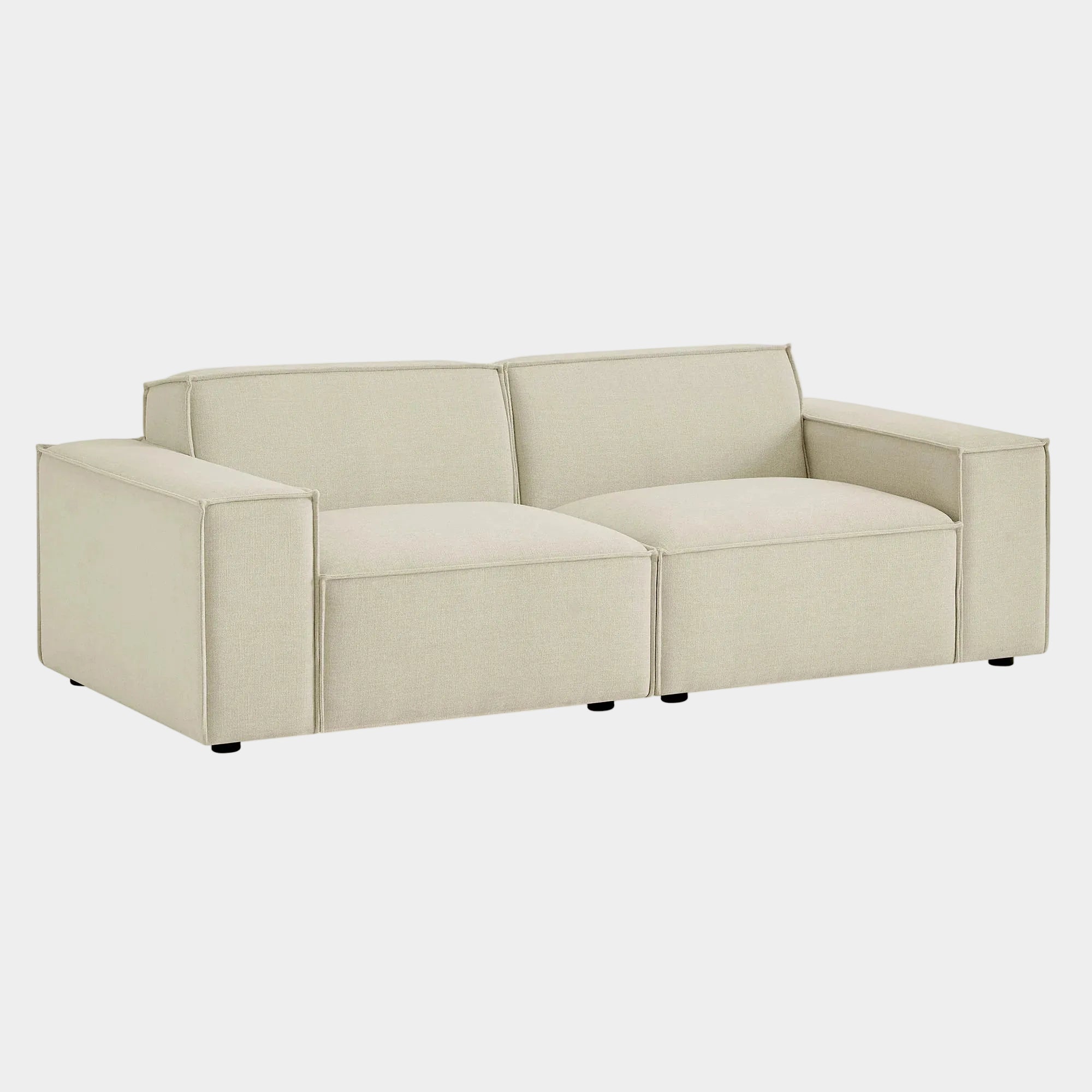 Restore 2-Piece Performance Fabric Upholstered Modular Loveseat