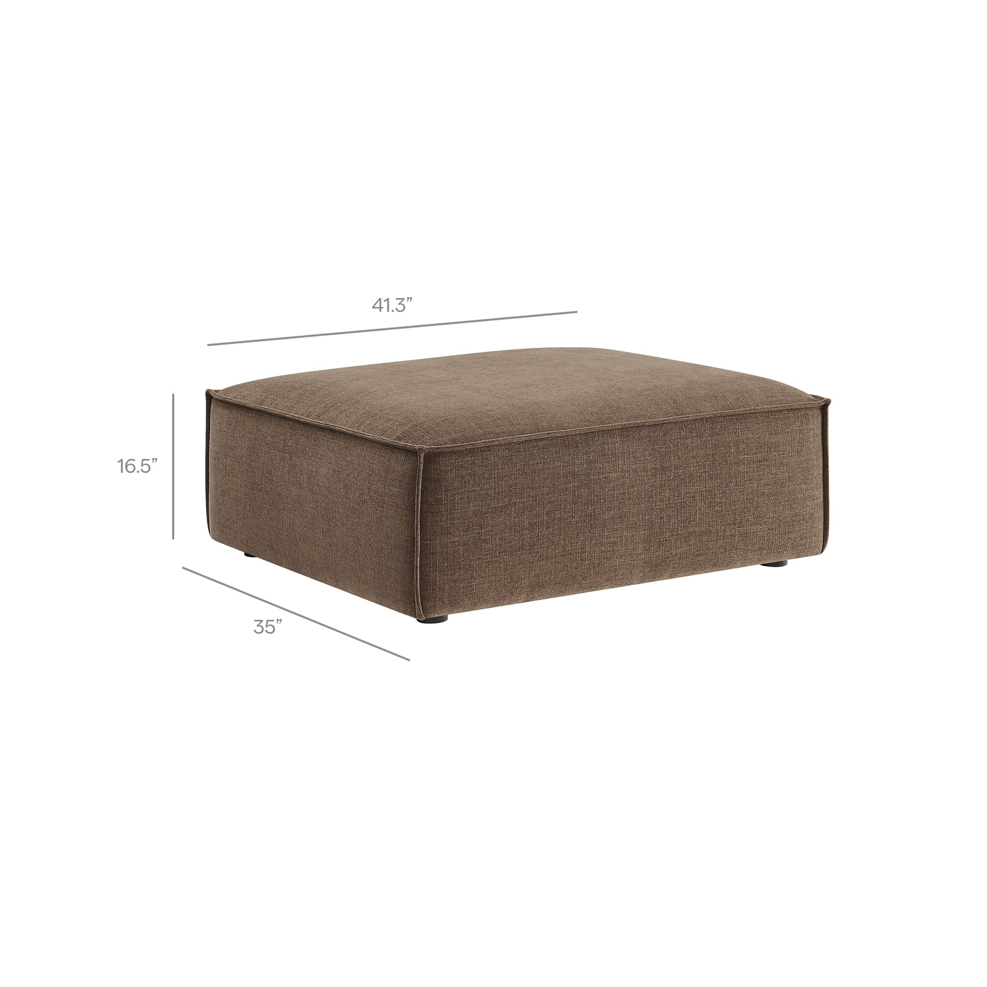 Restore 6-Piece Performance Fabric Upholstered Modular Sectional Sofa