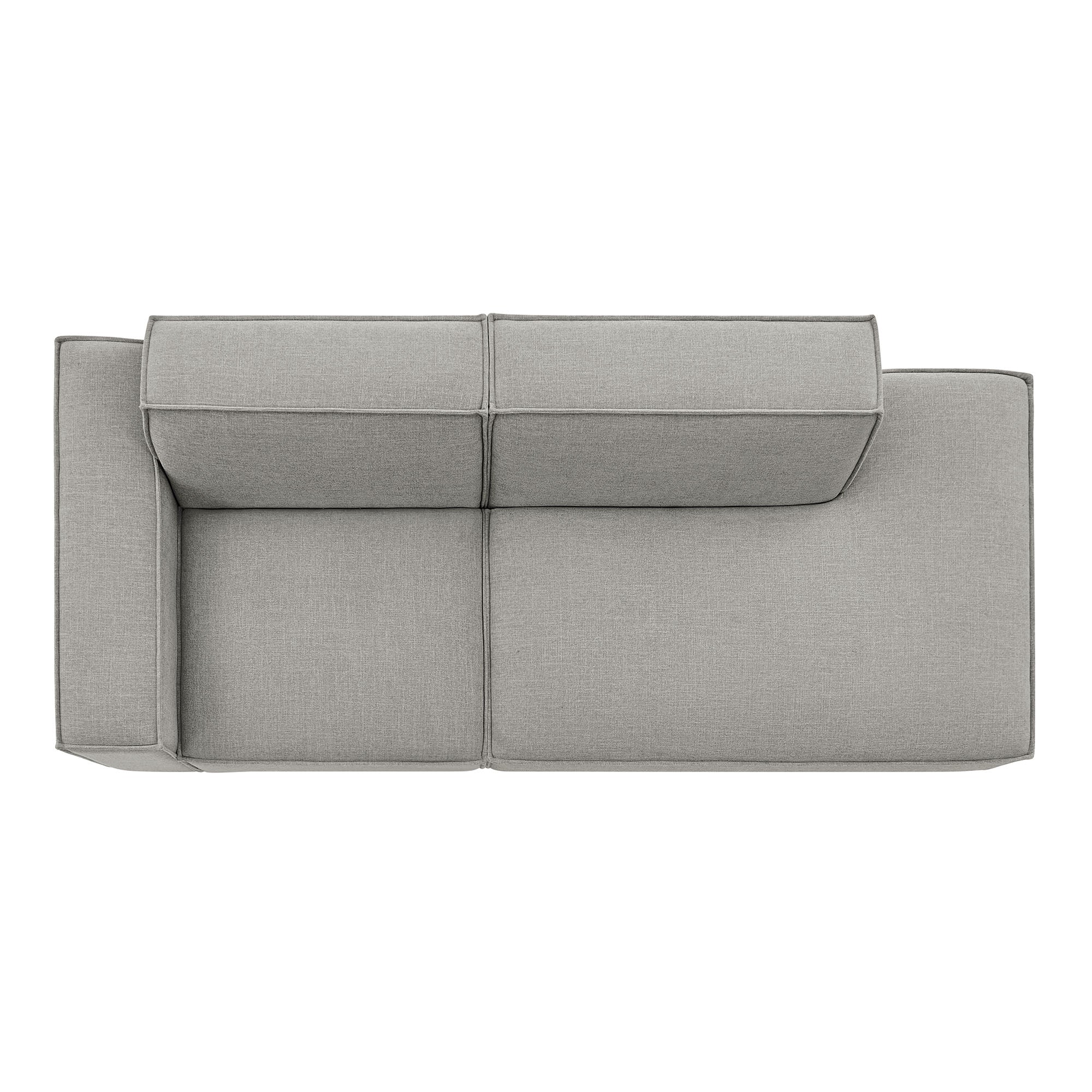 Restore 2-Piece Performance Fabric Upholstered Modular Loveseat