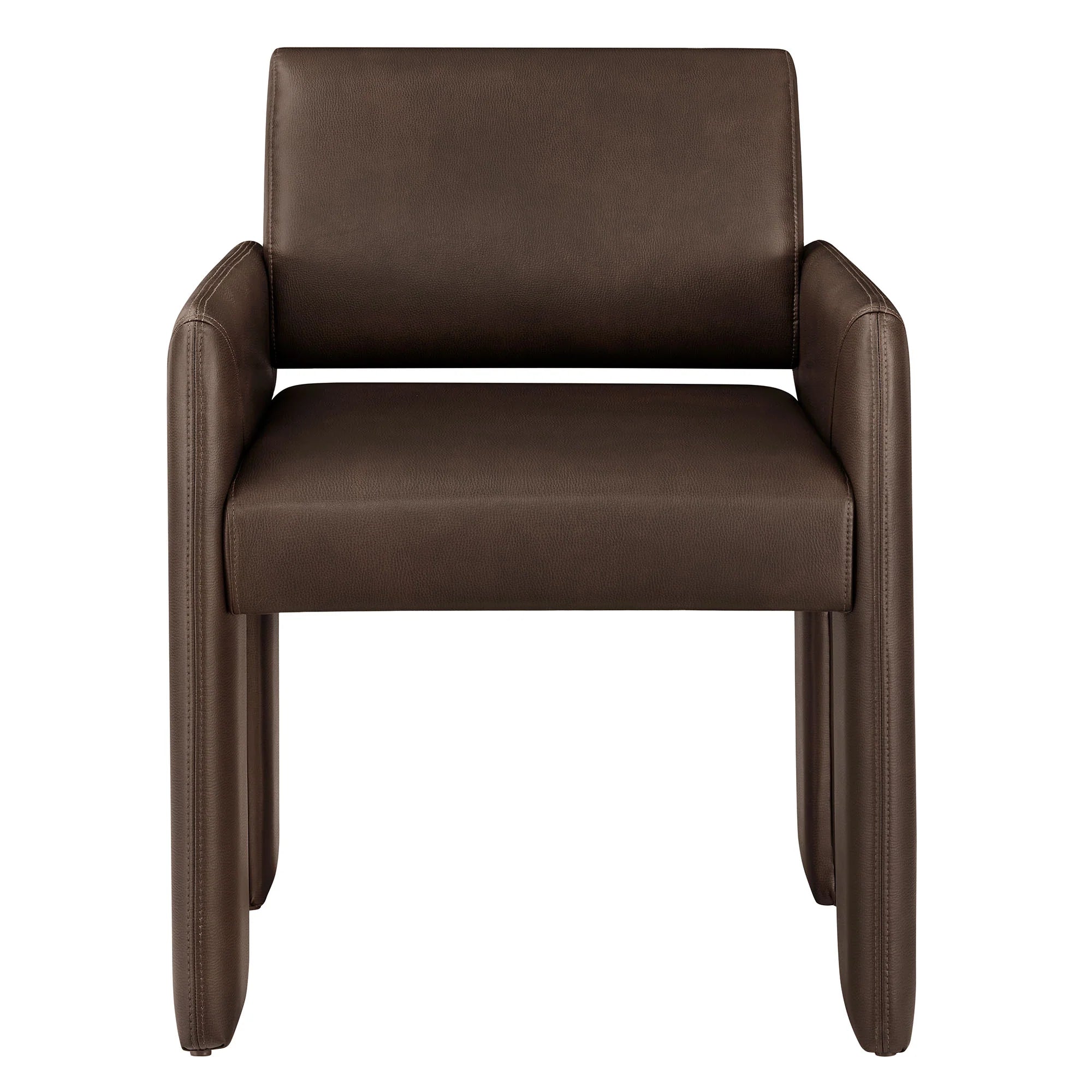 Daven Vegan Leather Dining Armchair