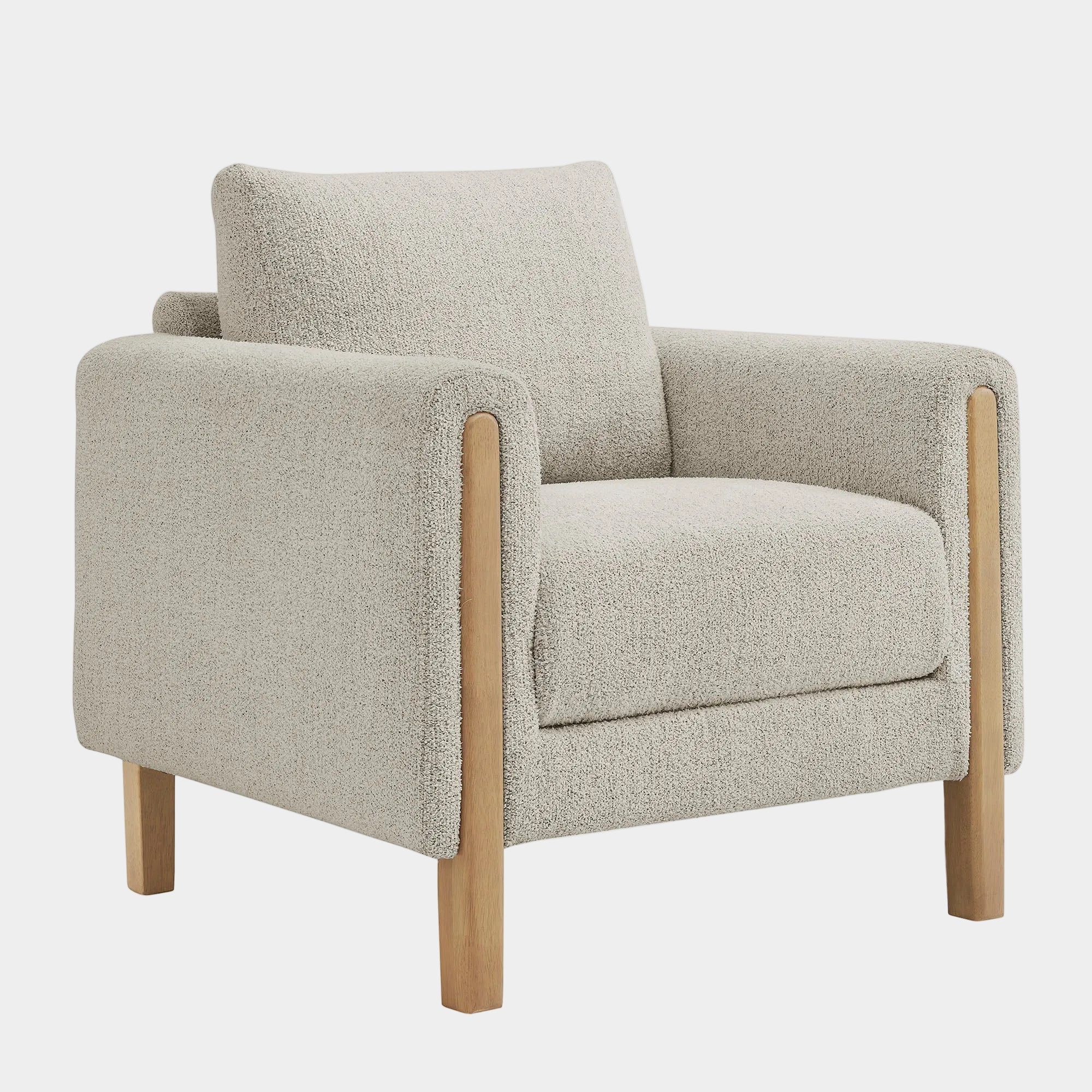 Hawken Boucle Fabric Accent Armchair