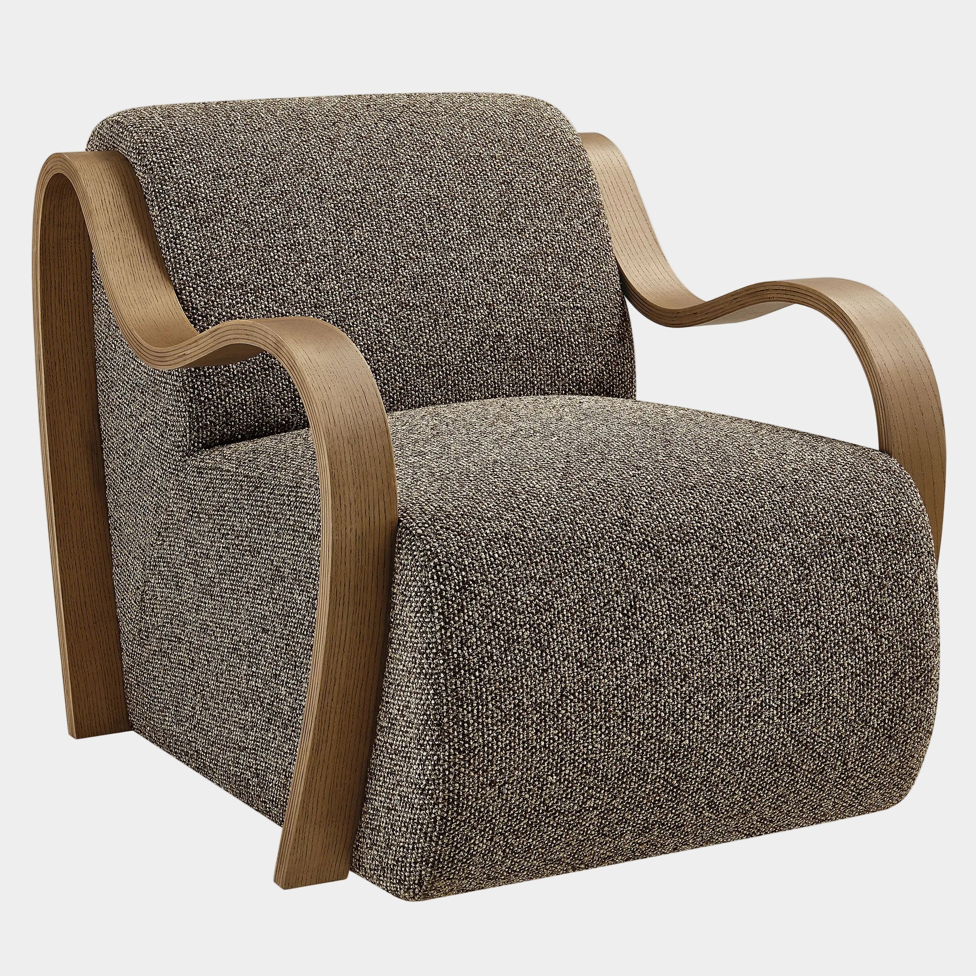Atrium Lattice Boucle Accent Armchair
