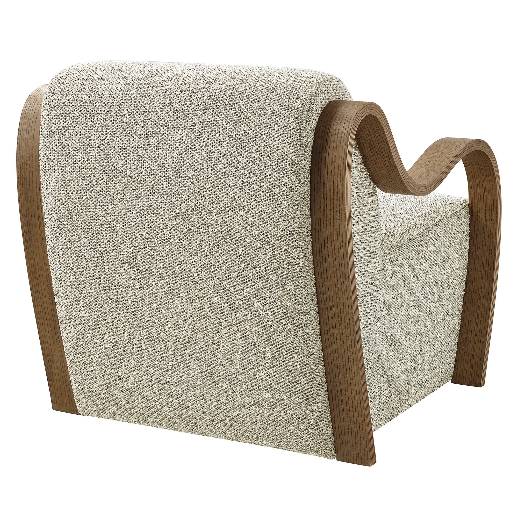 Atrium Lattice Boucle Accent Armchair