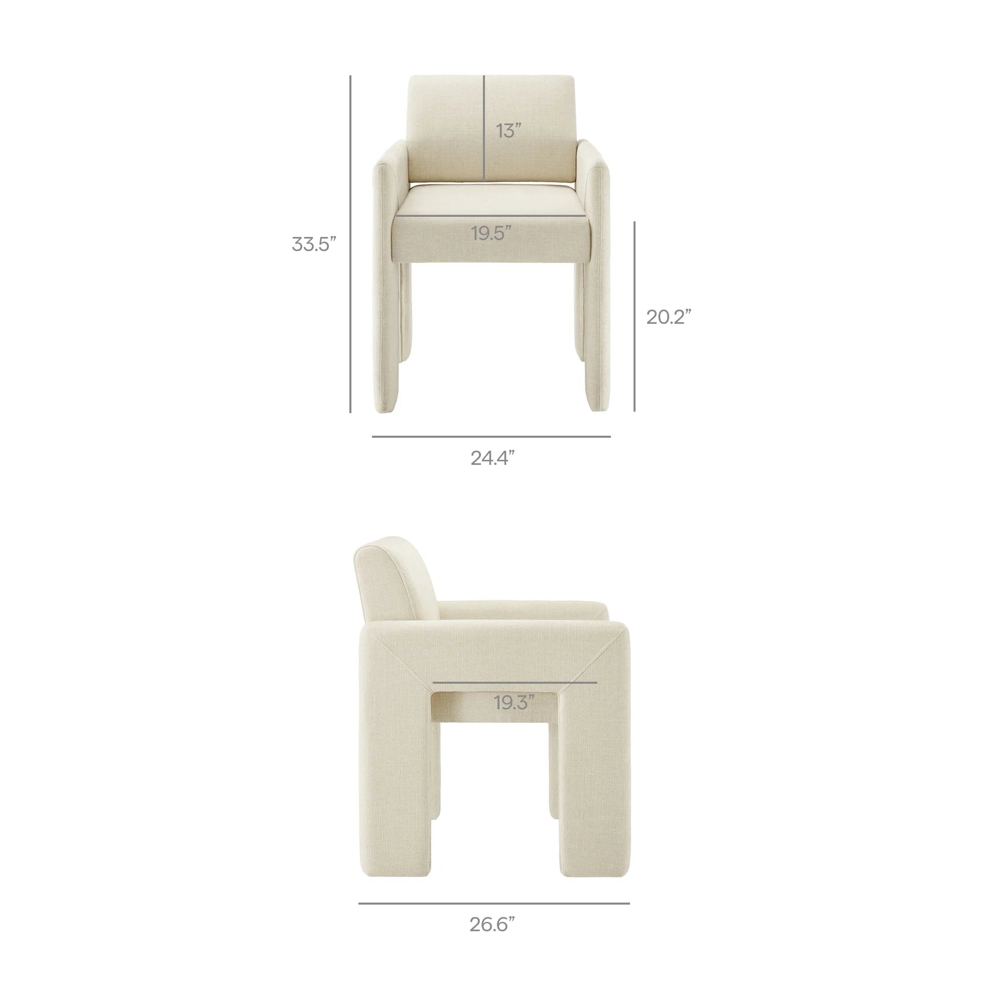 Daven Fabric Upholstered Dining Chair