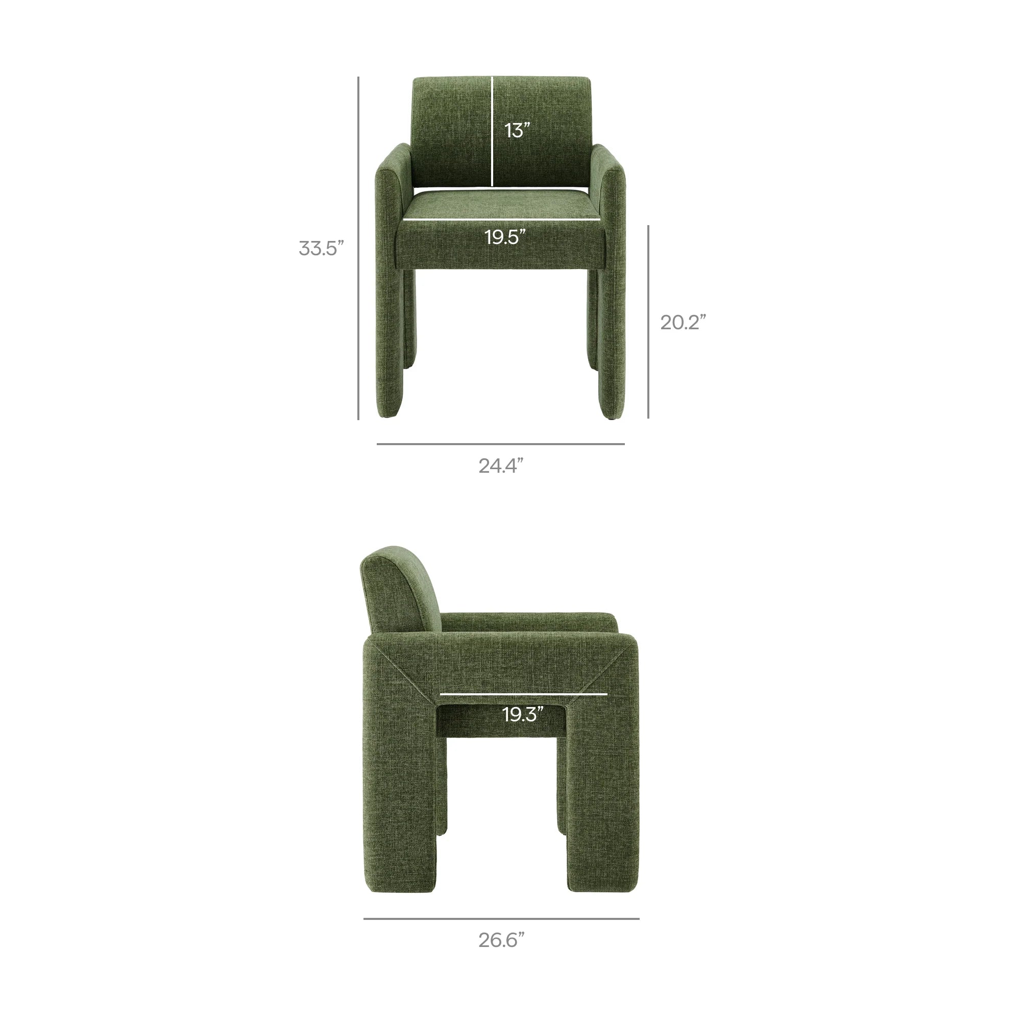 Daven Fabric Upholstered Dining Chair
