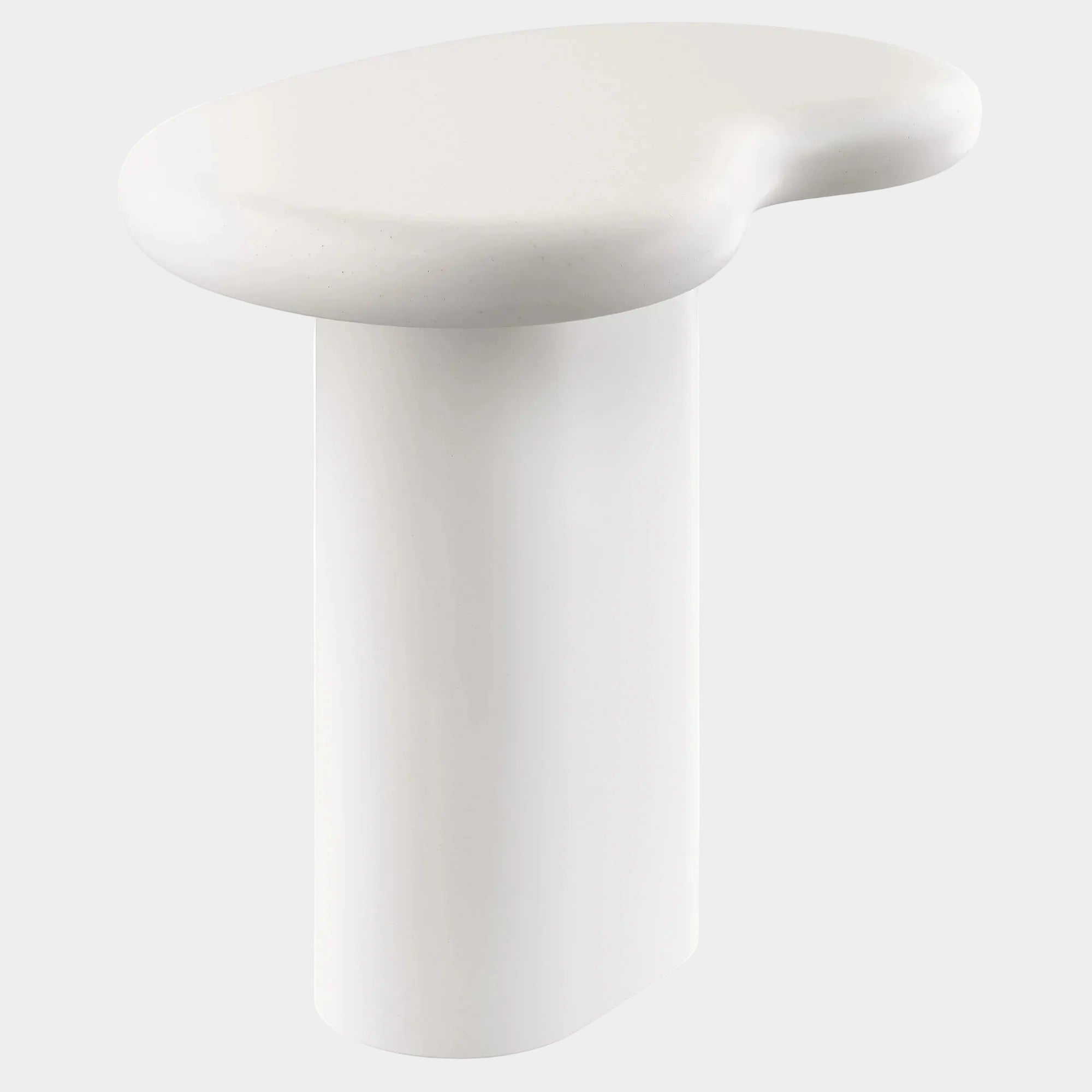 Elowen Outdoor Side Table in White