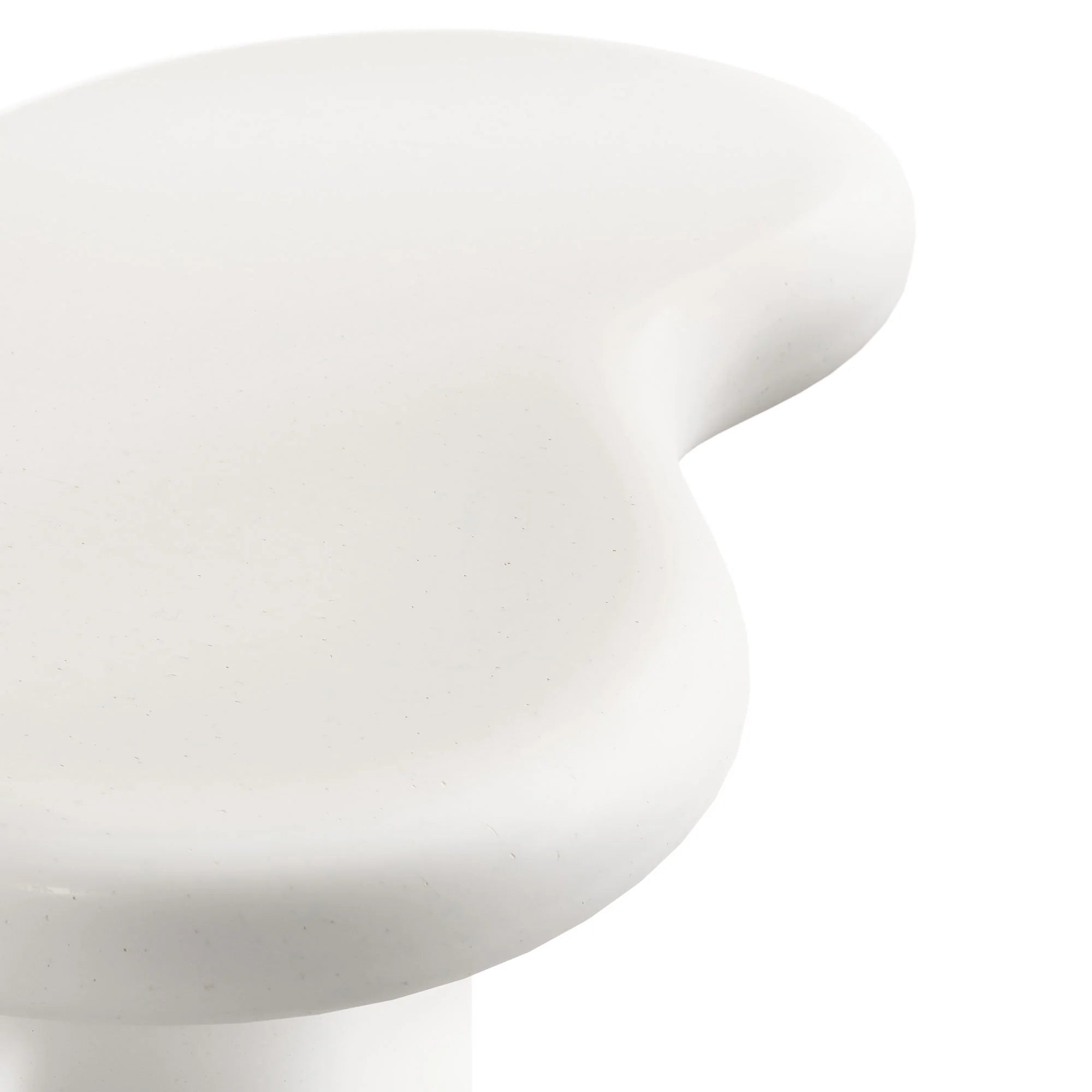 Elowen Outdoor Side Table in White