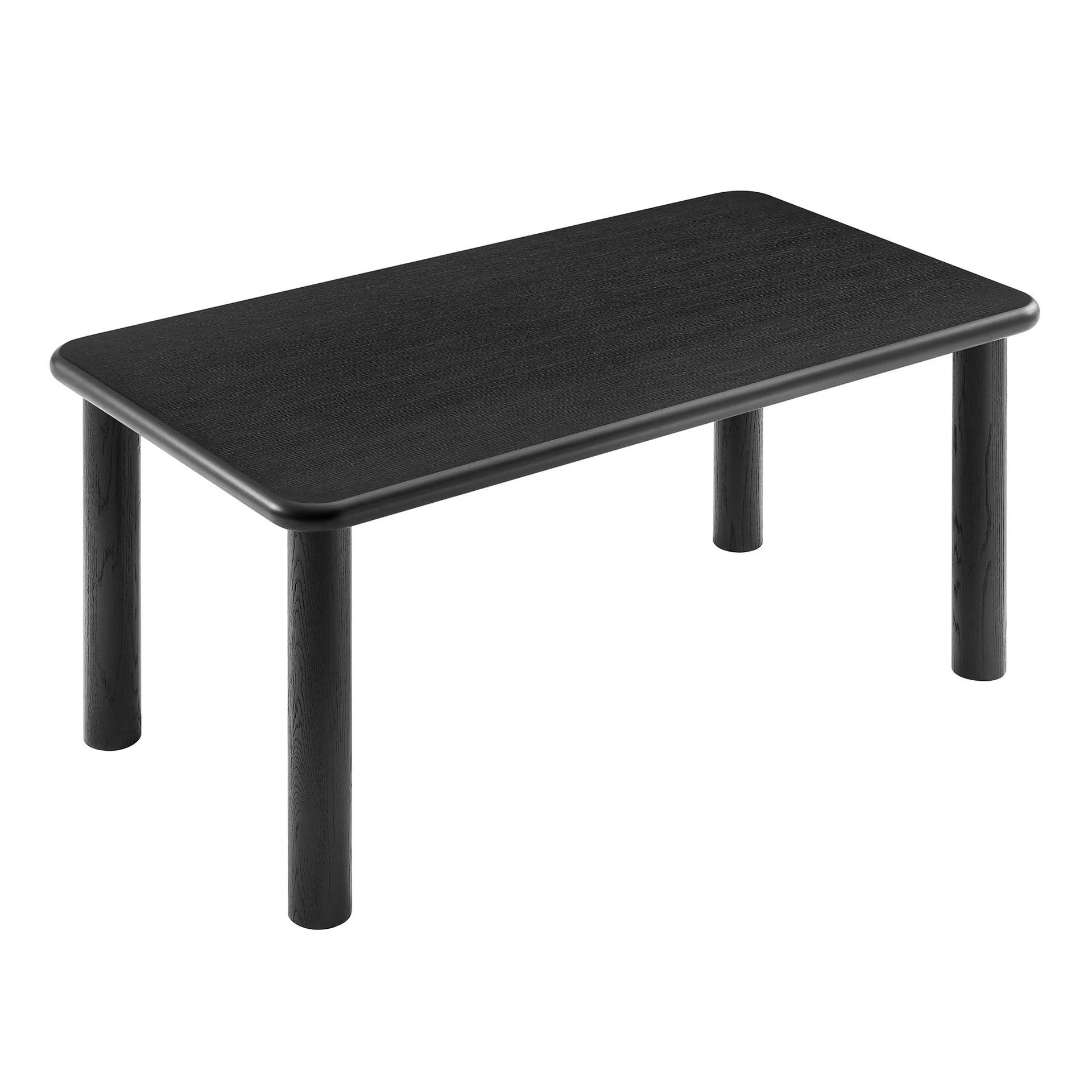 Alvia 72" Rectangular Oak Wood Dining Table