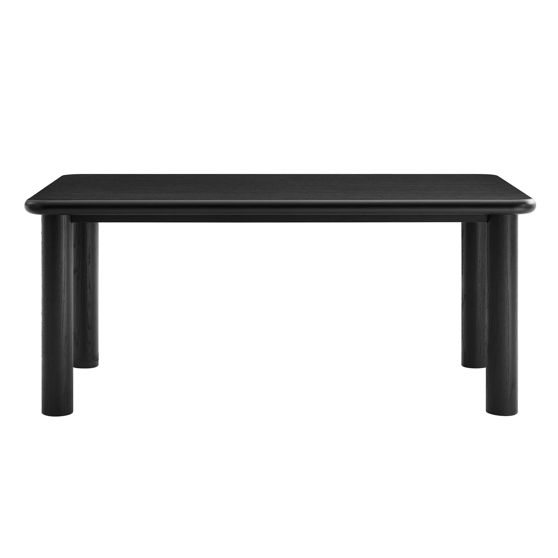 Alvia 72" Rectangular Oak Wood Dining Table
