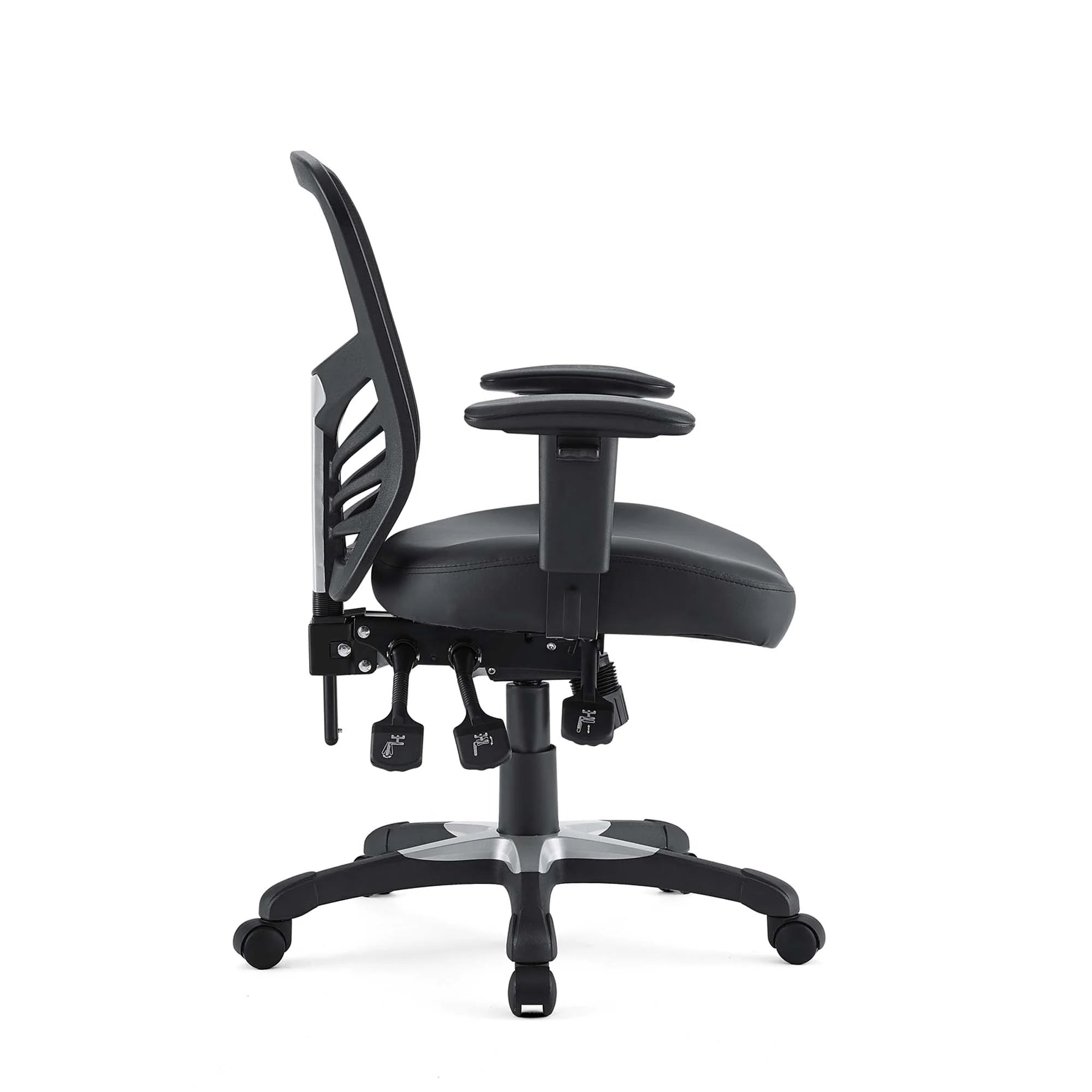 Chaise de bureau articulée en vinyle