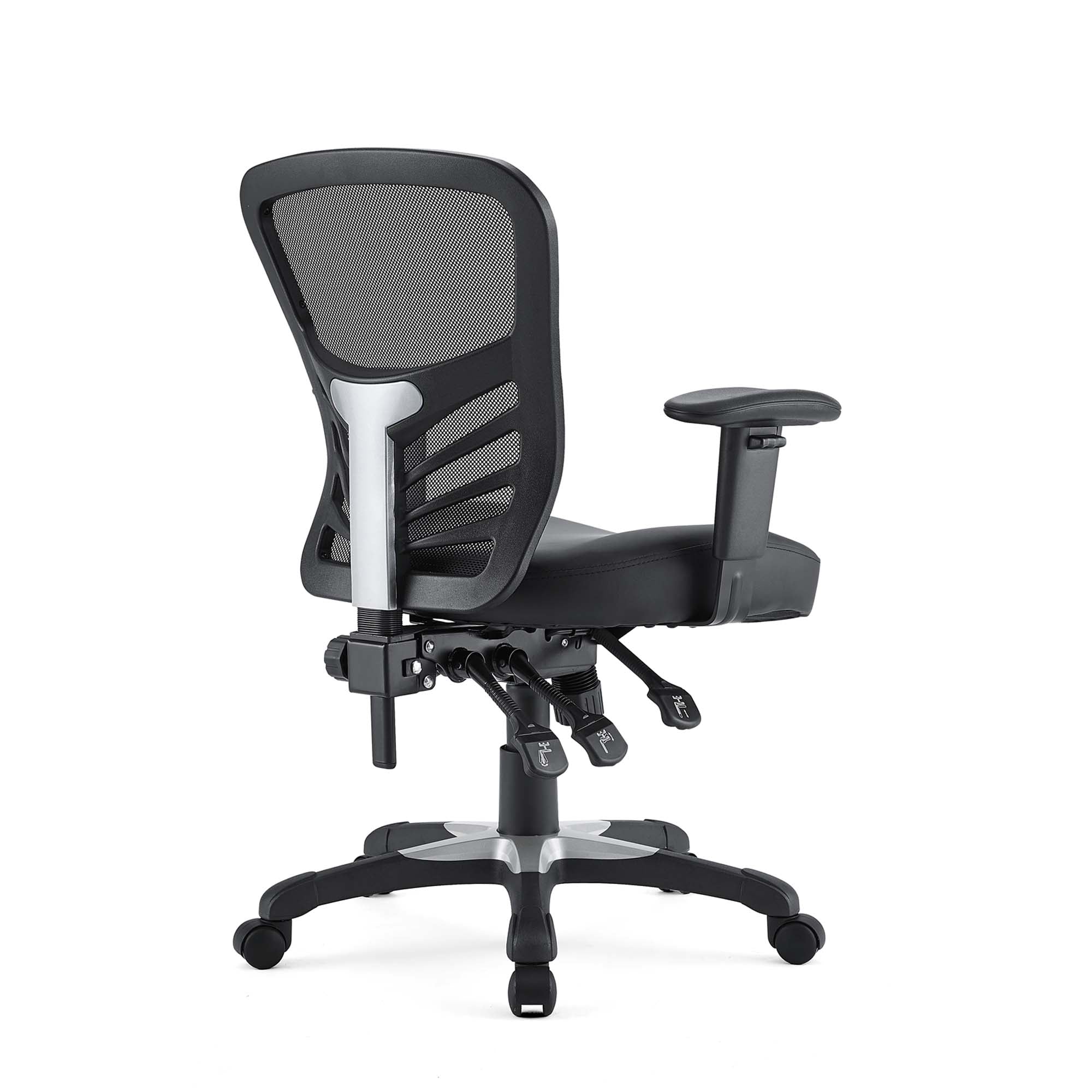 Chaise de bureau articulée en vinyle