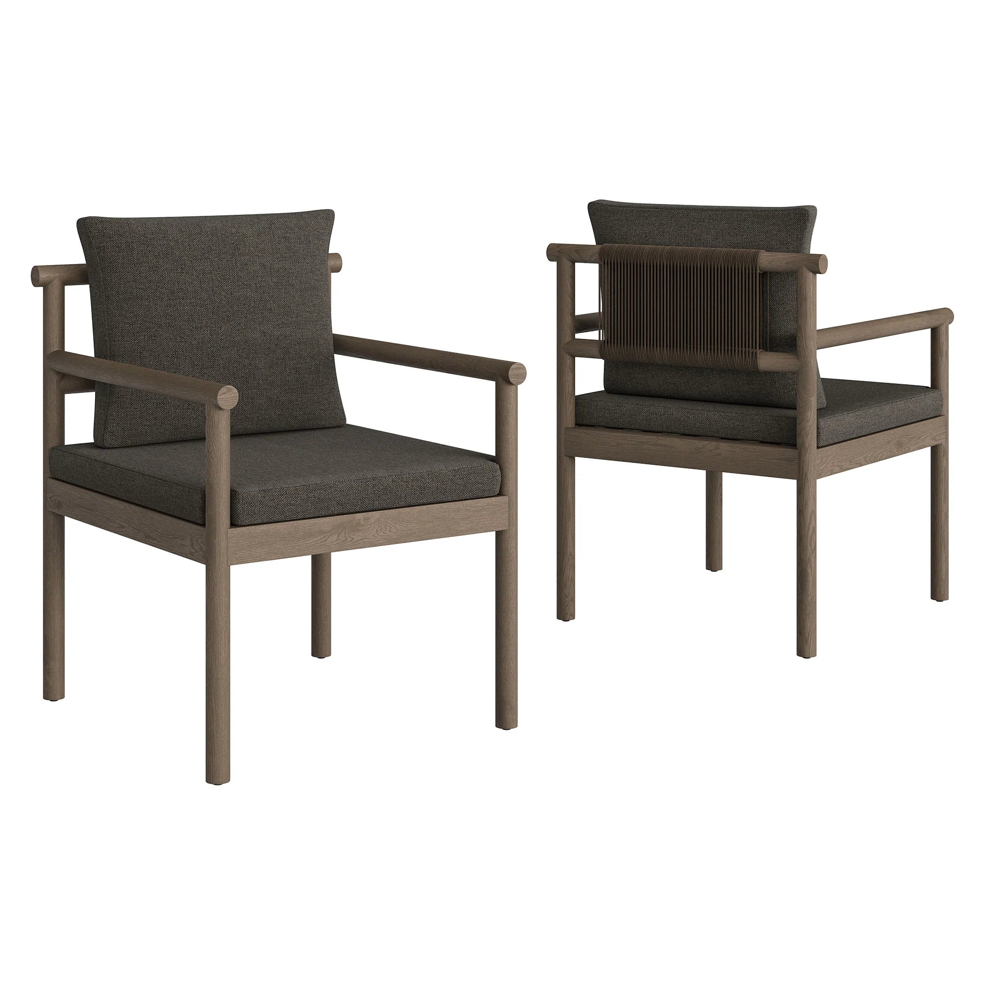 Eleni 7 Piece Outdoor Patio Teak Wood Dining Set