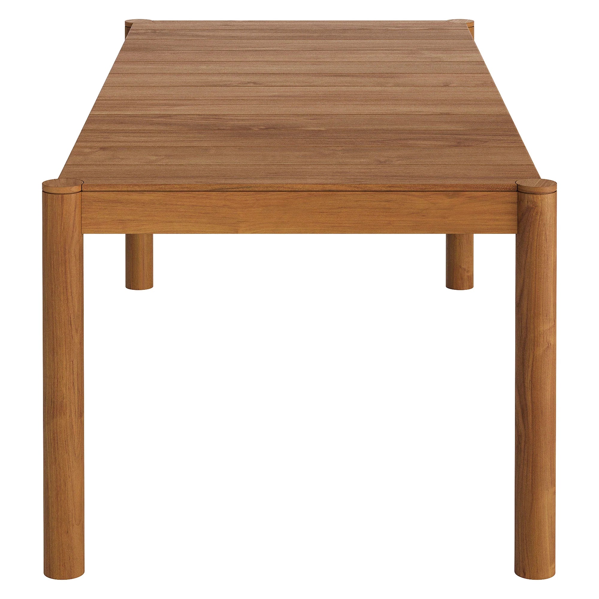Eleni 7 Piece Outdoor Patio Teak Wood Dining Set