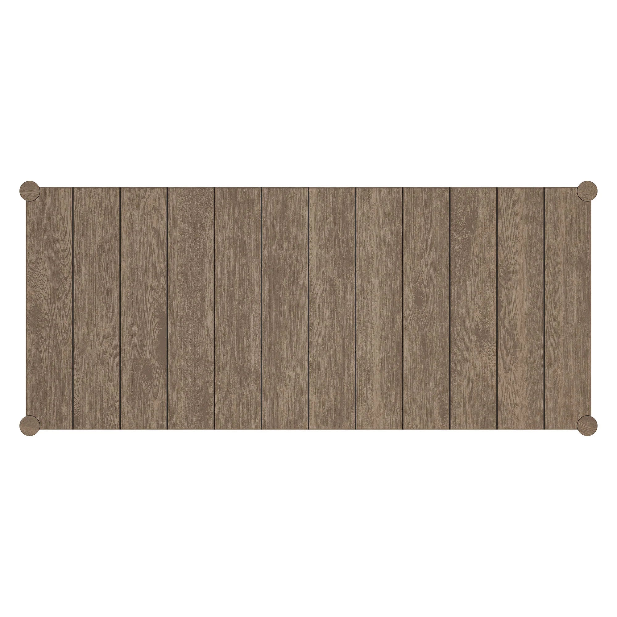 Eleni 89-Inch Outdoor Patio Teak Wood Dining Table