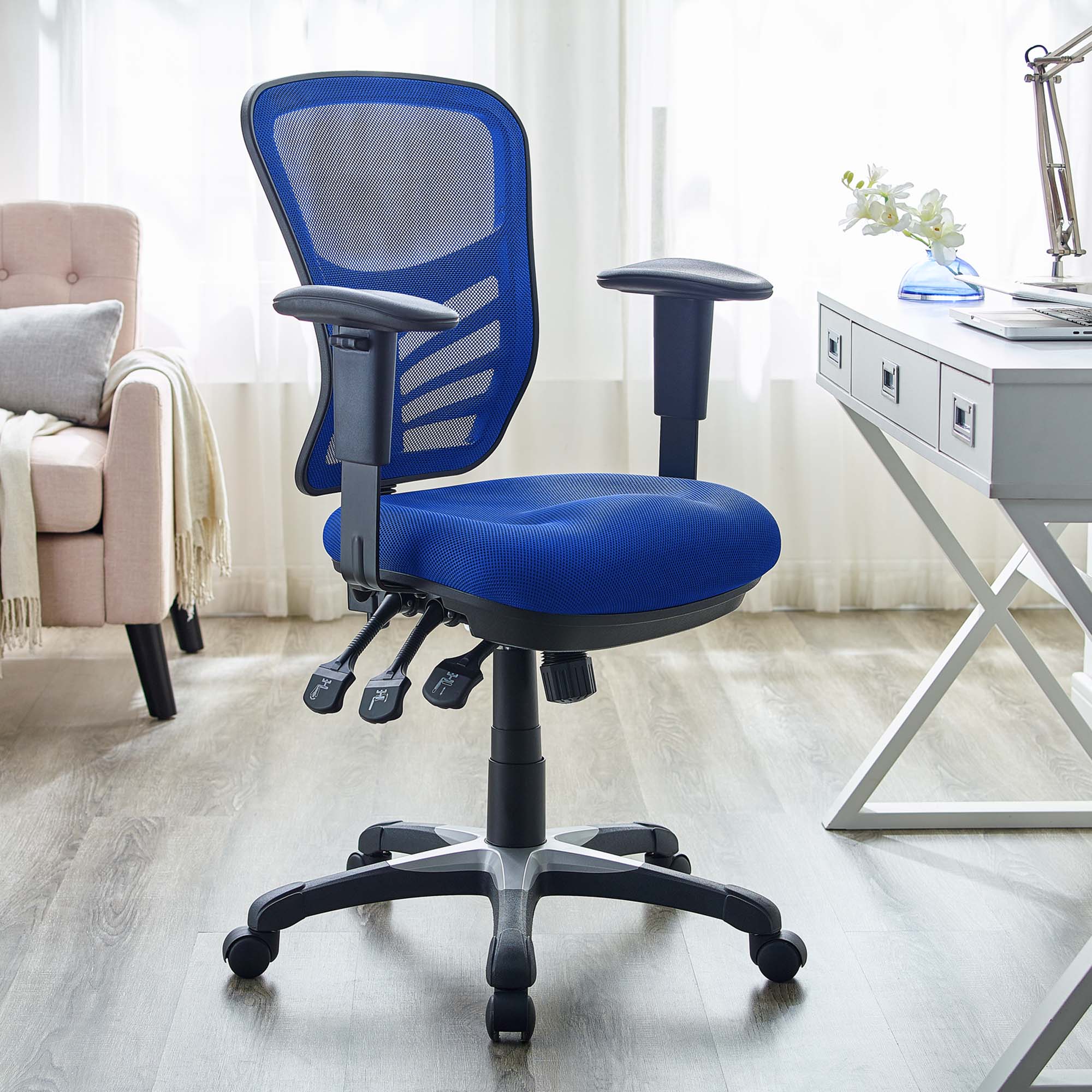 Chaise de bureau en maille articulée