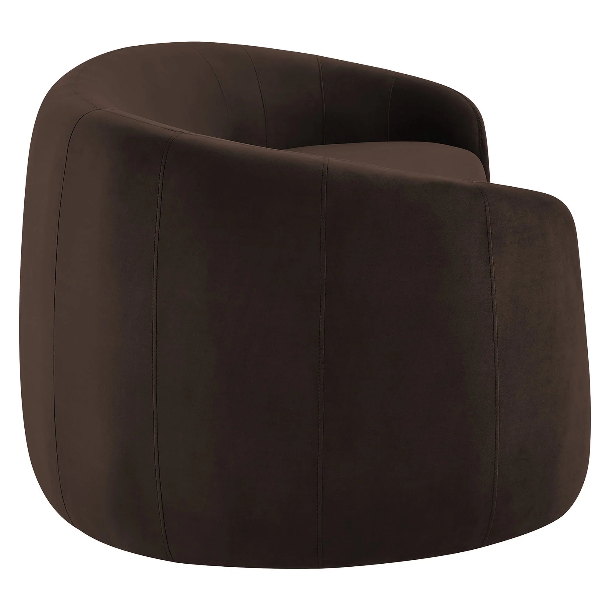 Contessa Curved Performance Velvet Sofa